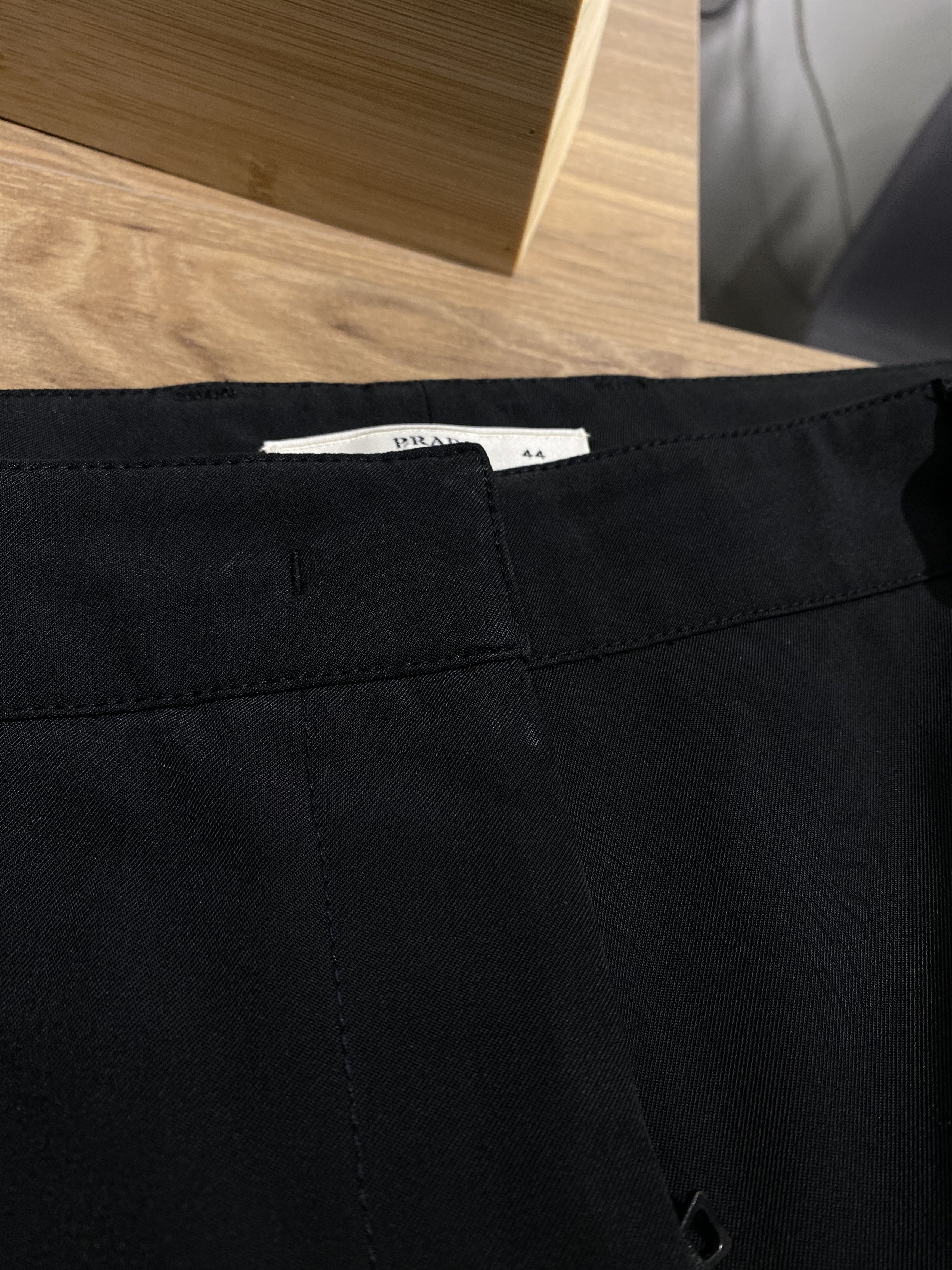 Prada Vintage Prada nylon zip belt biker women pants size 44 Size 30" / US 8 / IT 44 - 10 Thumbnail