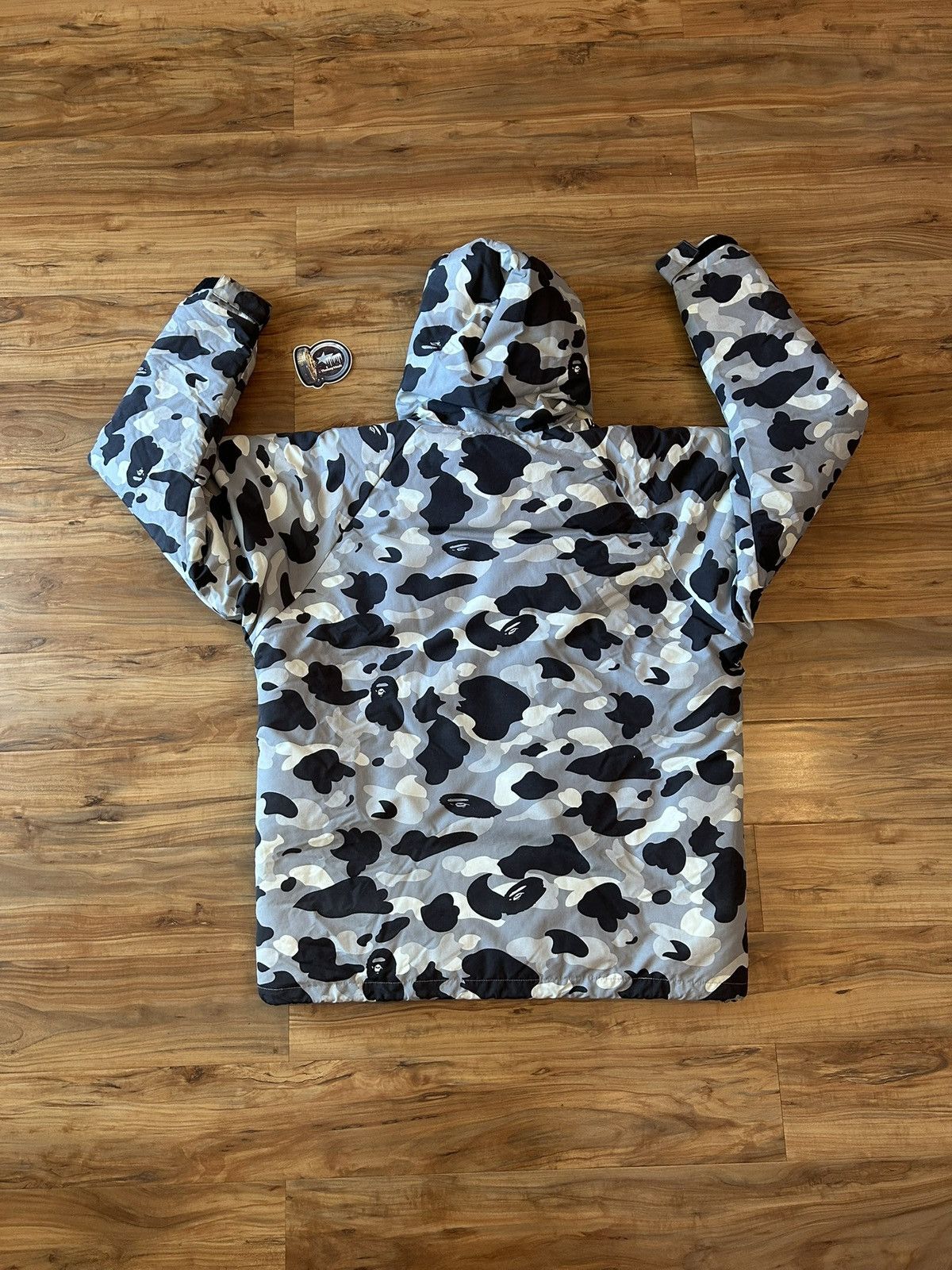Bape OG Bape Snow Camo Snowboard Jacket Size US L / EU 52-54 / 3 - 7 Thumbnail