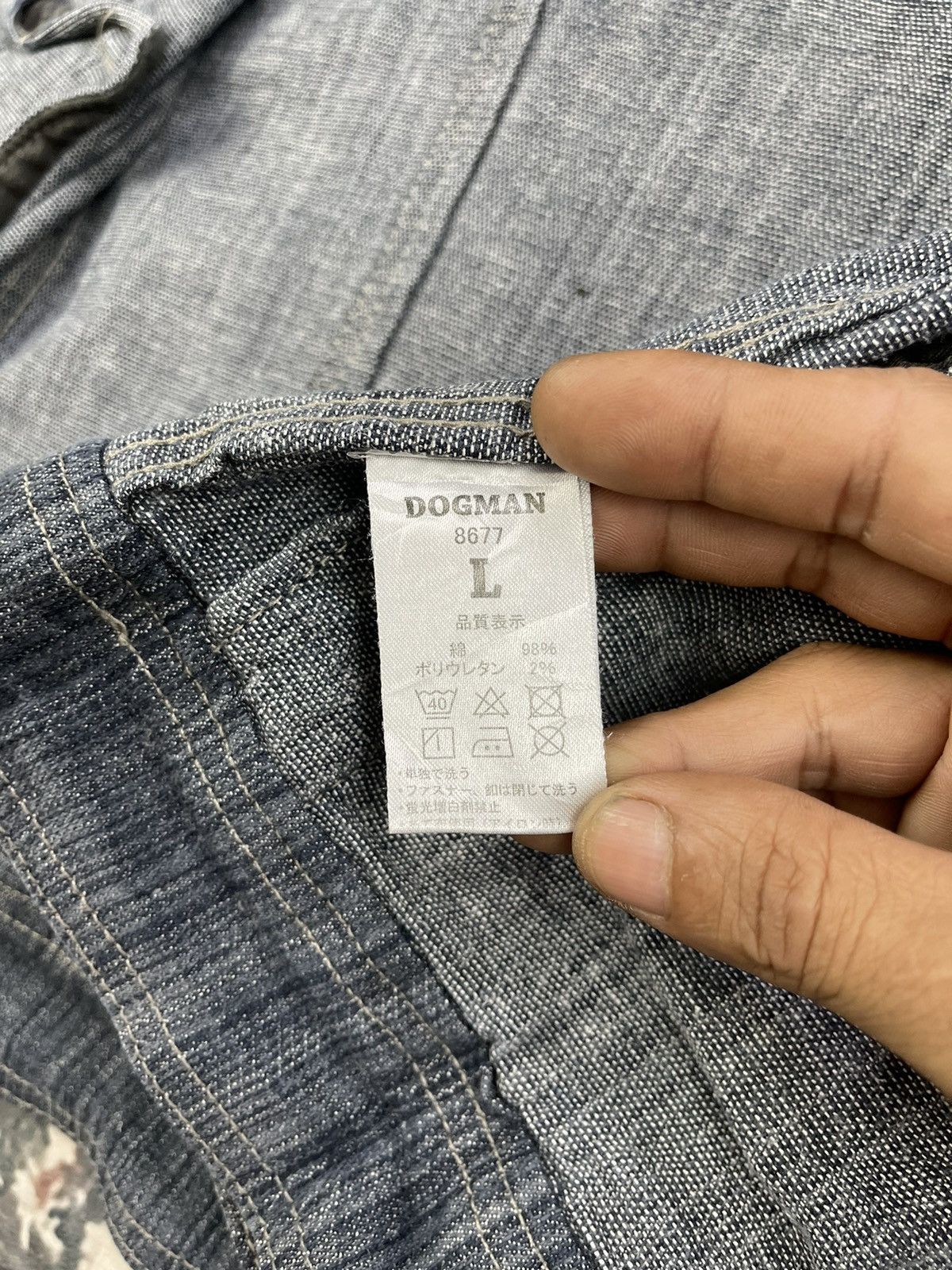 Japanese Brand Dogman Traditional Workwear Stretch Denim Jackets Size US S / EU 44-46 / 1 - 12 Thumbnail