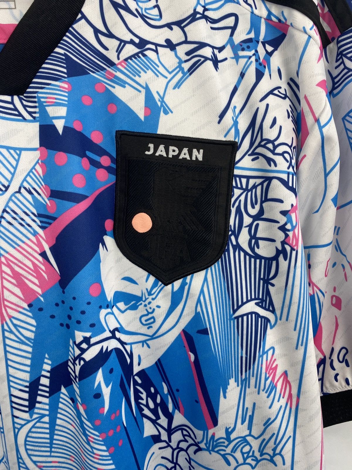 Adidas 🇯🇵 Adidas 2023 Japan JFA Dragon Ball Goku Jersey Y2K Rare Size US XXL / EU 58 / 5 - 4 Thumbnail
