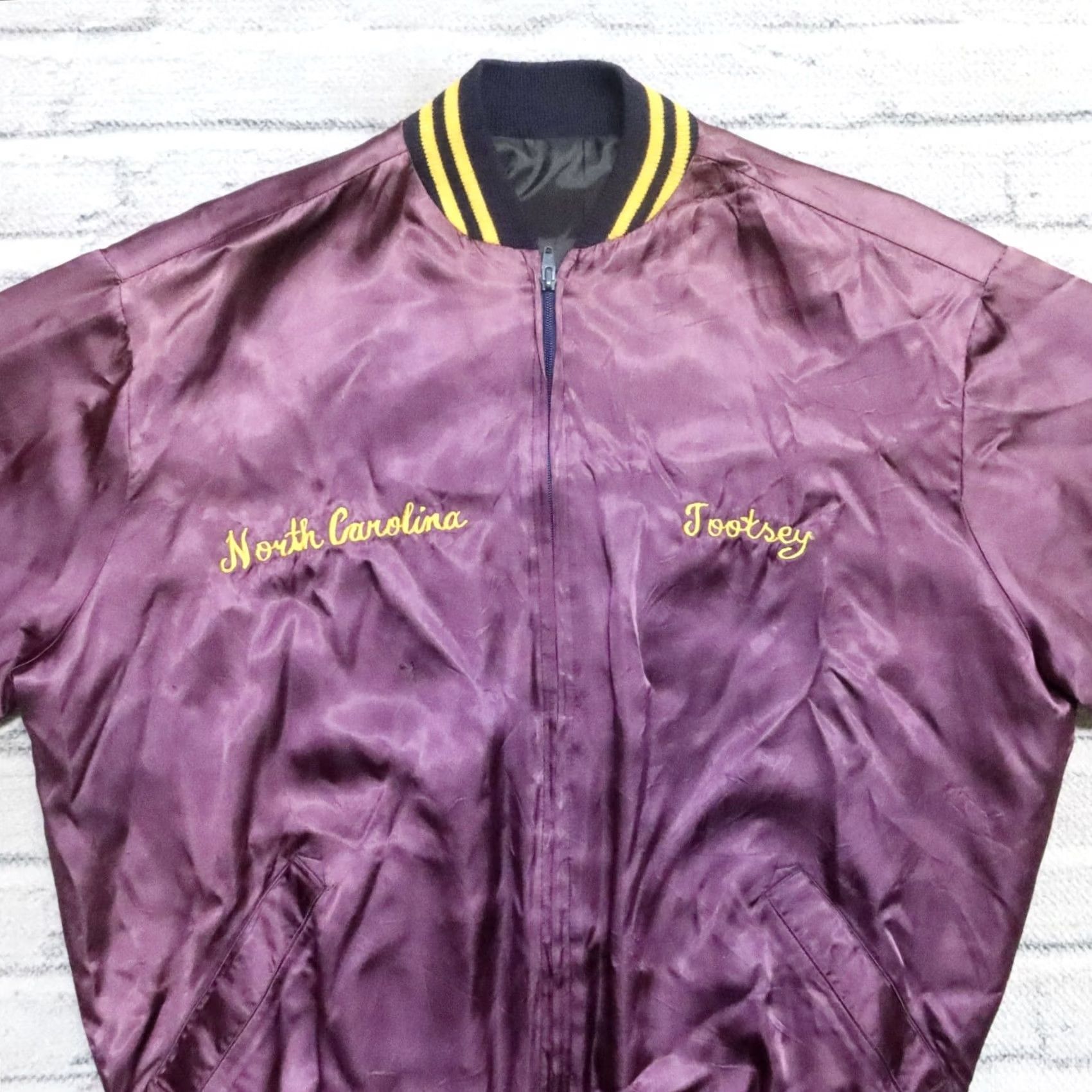 Vintage Vintage West Pac 88 Souvenir Bomber Jacket UV Purple Men One Size Nylon Size: One Size Jacket Size US M / EU 48-50 / 2 - 4 Thumbnail