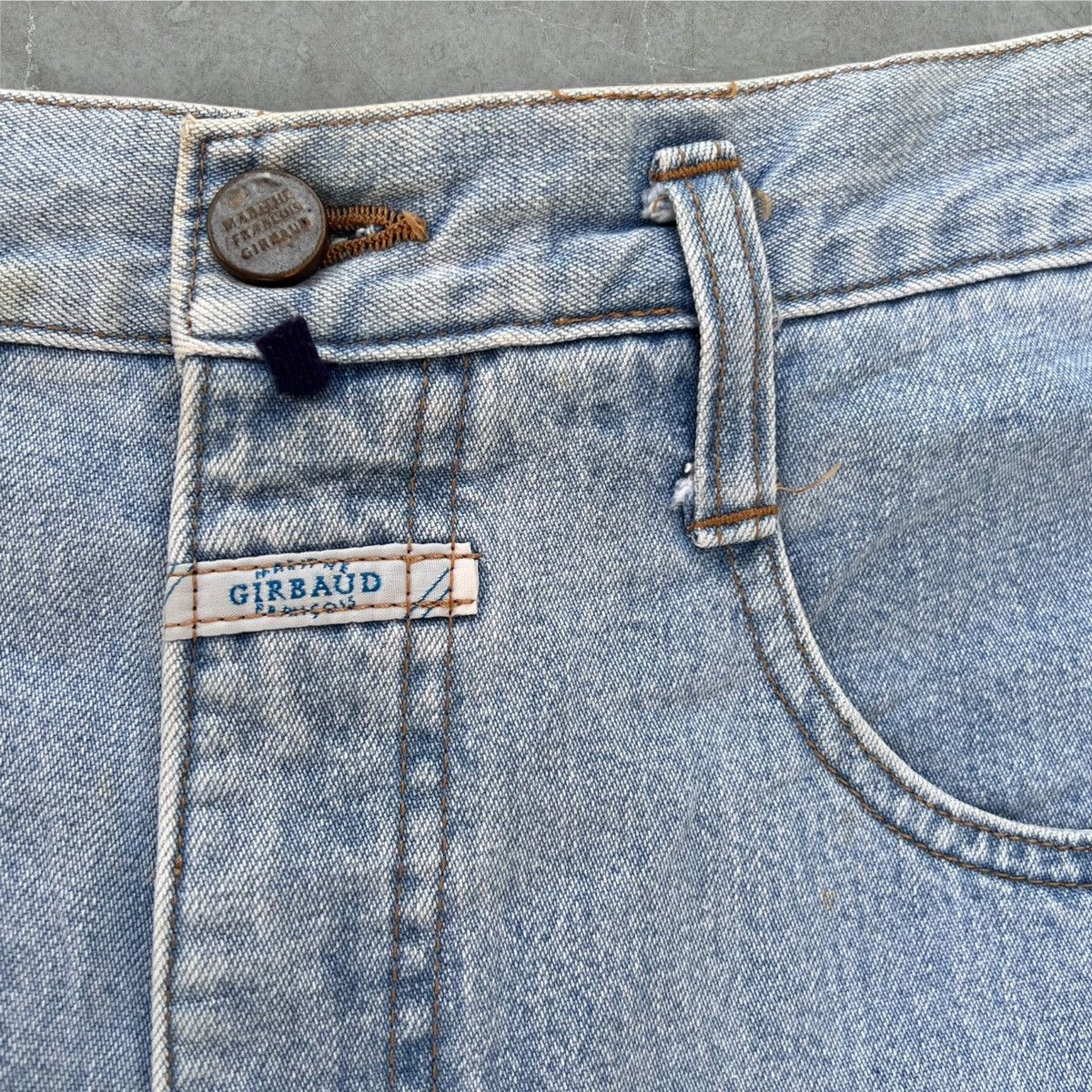 Marithe + Francois Girbaud VTG MARITHE+FRANCOIS GIRBAUD 'THE STONE WASH’ WIDE DENIM Size US 30 / EU 46 - 6 Thumbnail