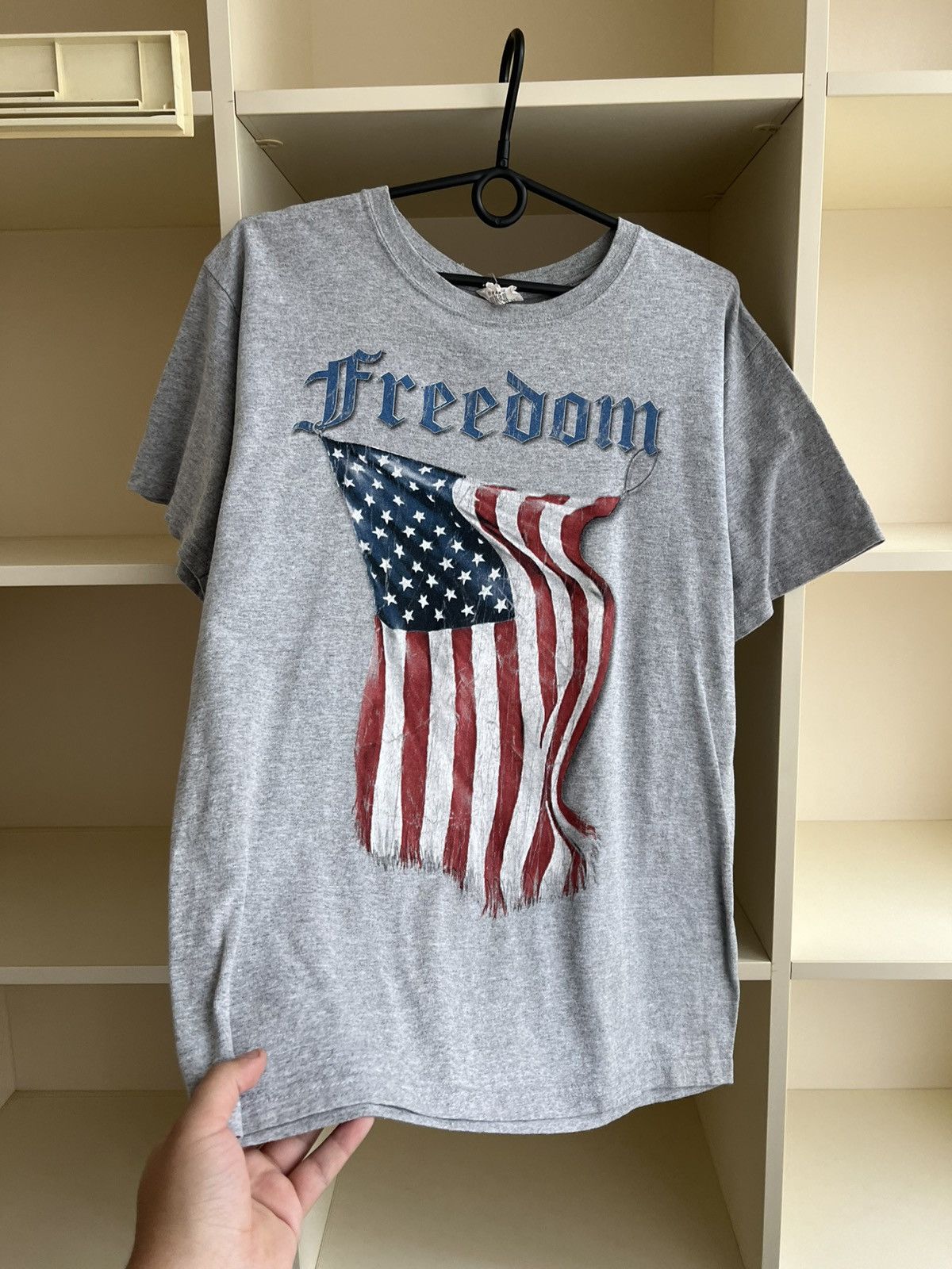 Vintage Vintage Freedom USA Tee T-Shirt America Size M Size US M / EU 48-50 / 2 - 10 Thumbnail