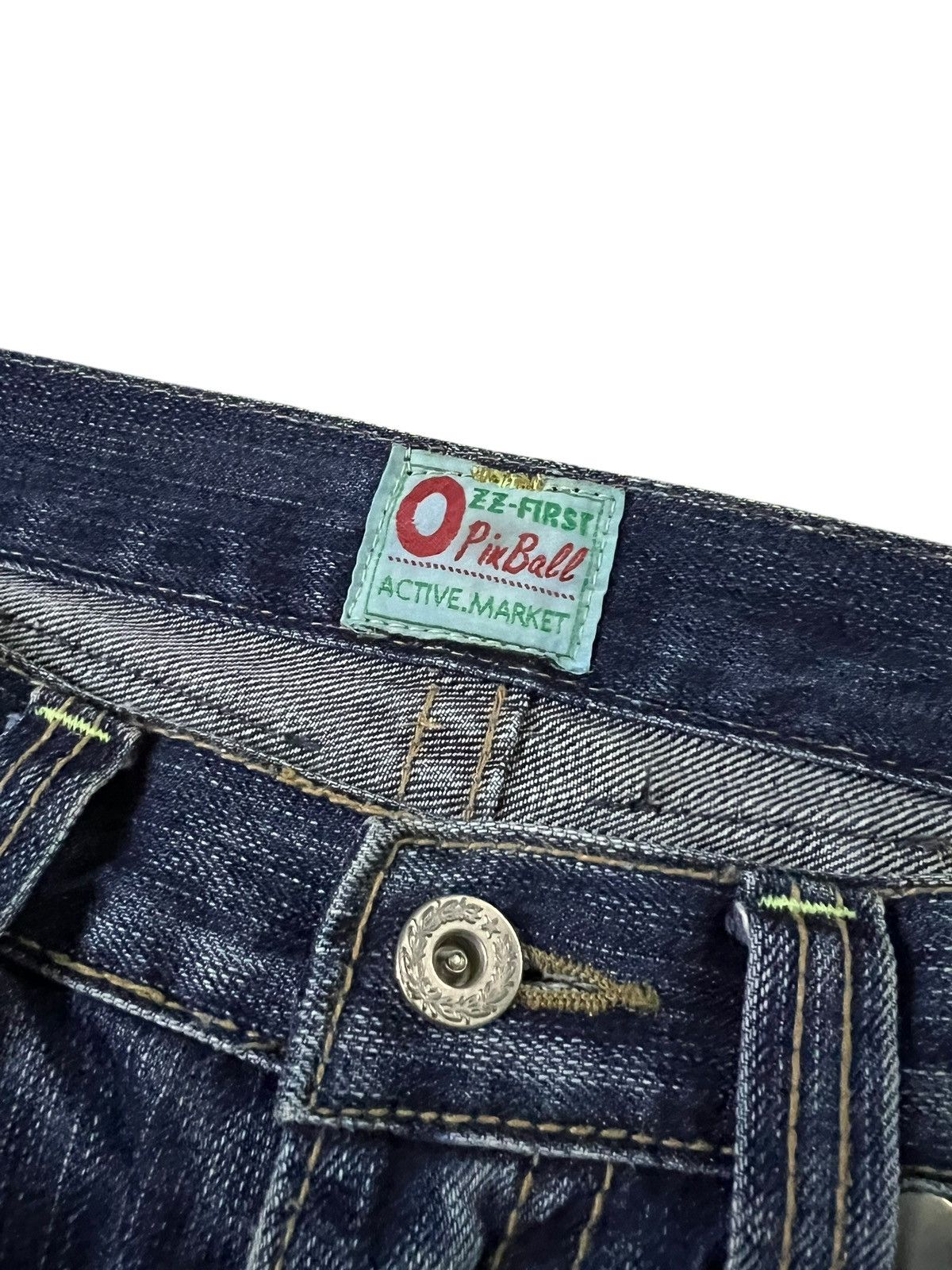 If Six Was Nine Vintage Flare Zz-First O Pinball Active Market Claw Jean Size US 30 / EU 46 - 8 Thumbnail