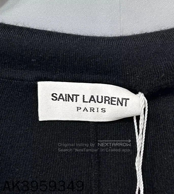 Saint Laurent Paris Saint Laurent Paris Lace-Up Long-Sleeve Dress. Size US 27 - 4 Thumbnail