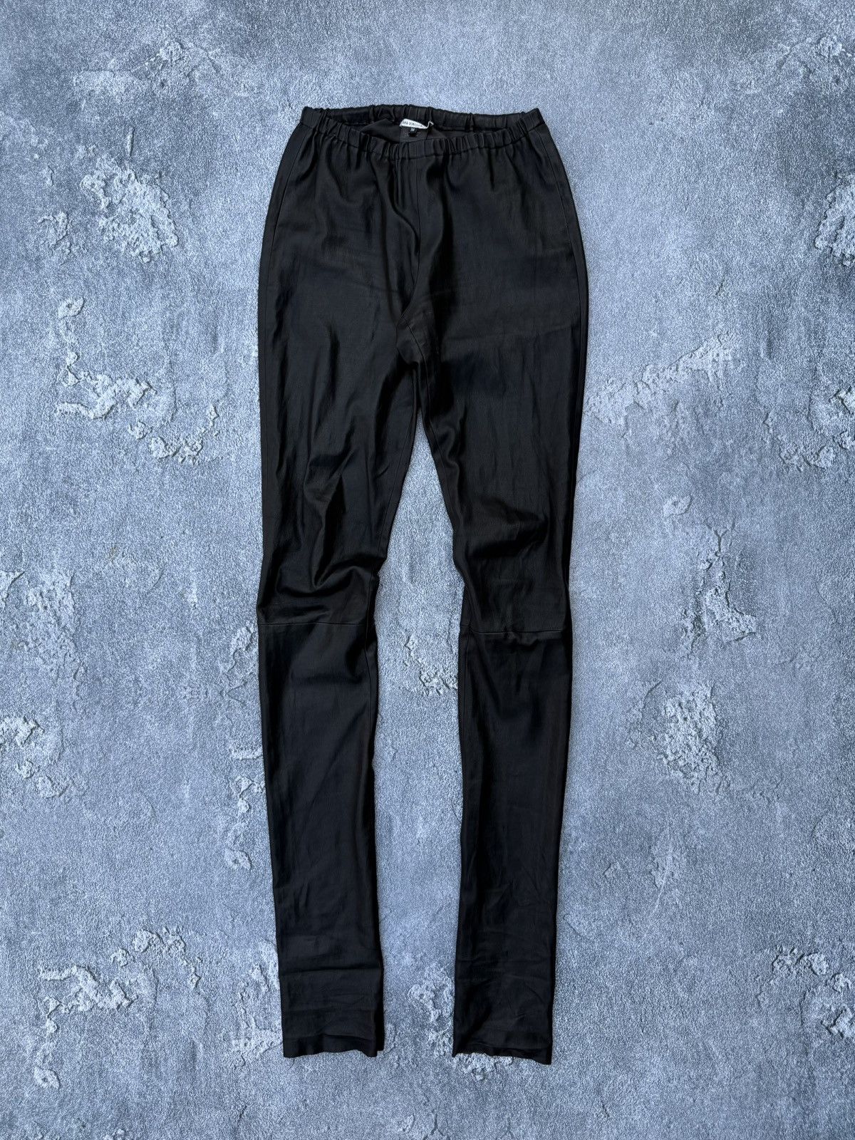 ANN DEMEULEMEESTER LEATHER PANTS Size 36 Stretch Florence