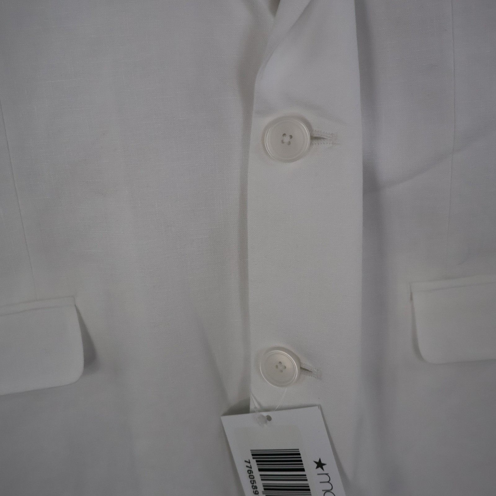 Bar III Bar III Slim Fit Linen Blazer Mens 42S White Preppy Classic Size 42S - 11 Thumbnail