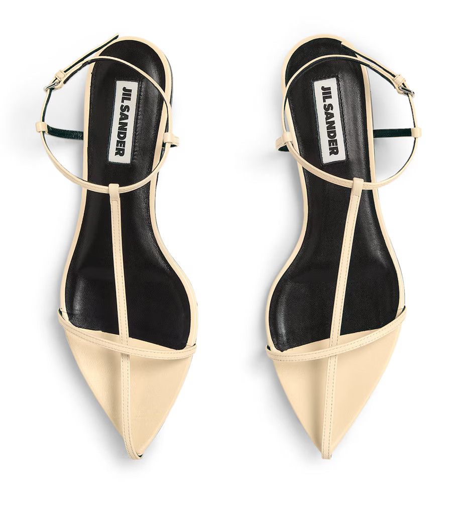 Jil Sander o1mt1gz0625 Sandals in Beige Size US 8 / IT 38 - 2 Thumbnail