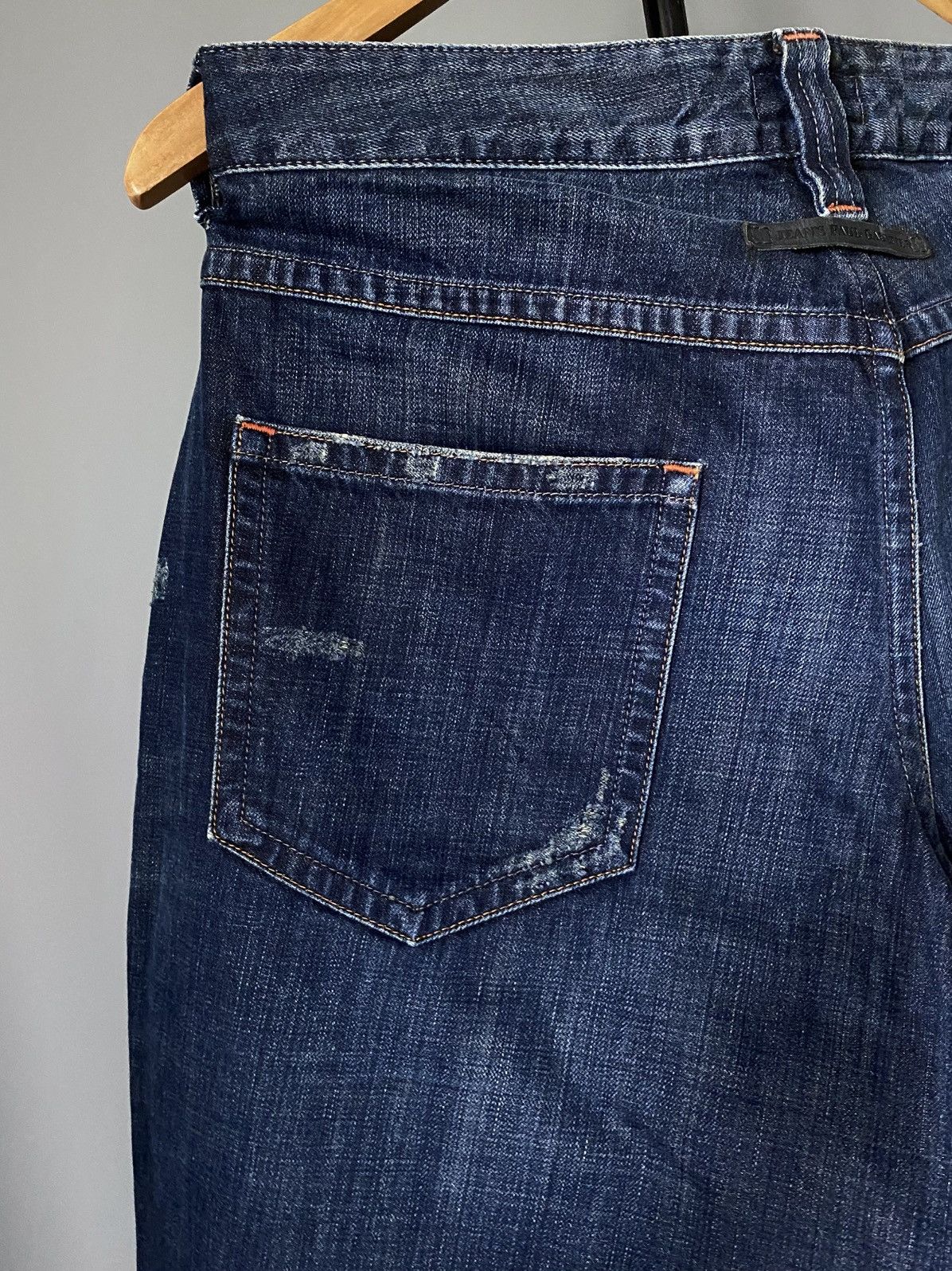 Jean Paul Gaultier Jean’s Paul Gaultier JPG Distressed Denim Metal Logo Archive Size US 36 / EU 52 - 17 Thumbnail