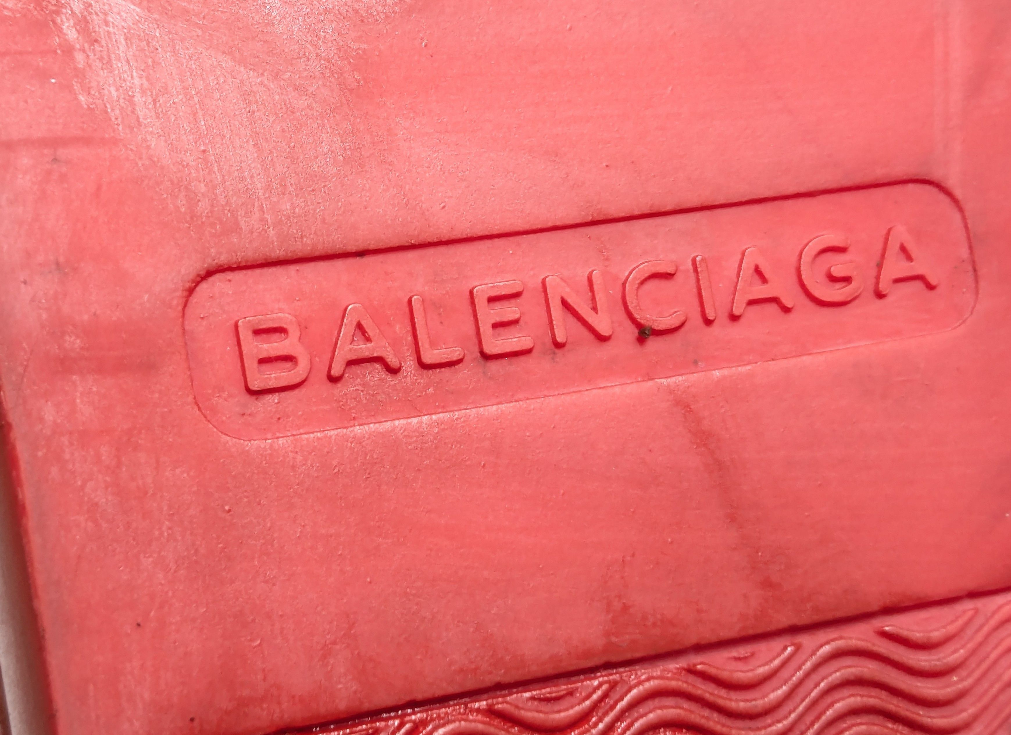 Balenciaga Balenciaga Arena Red 13 High Tops Leather Sneakers Size US 13 / EU 46 - 16 Thumbnail