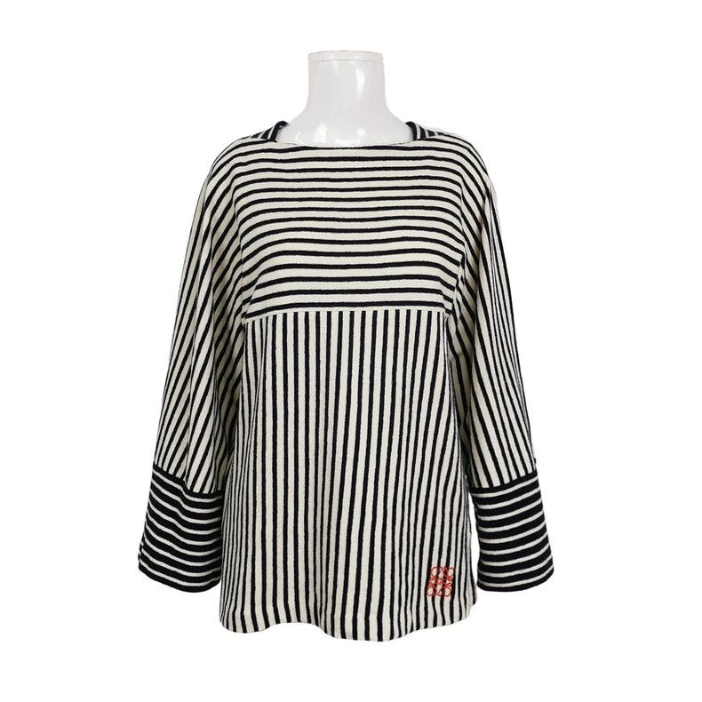Loewe LOEWE A long-sleeved black and white striped shirt, Size XS / US 0-2 / IT 36-38 - 1 Thumbnail