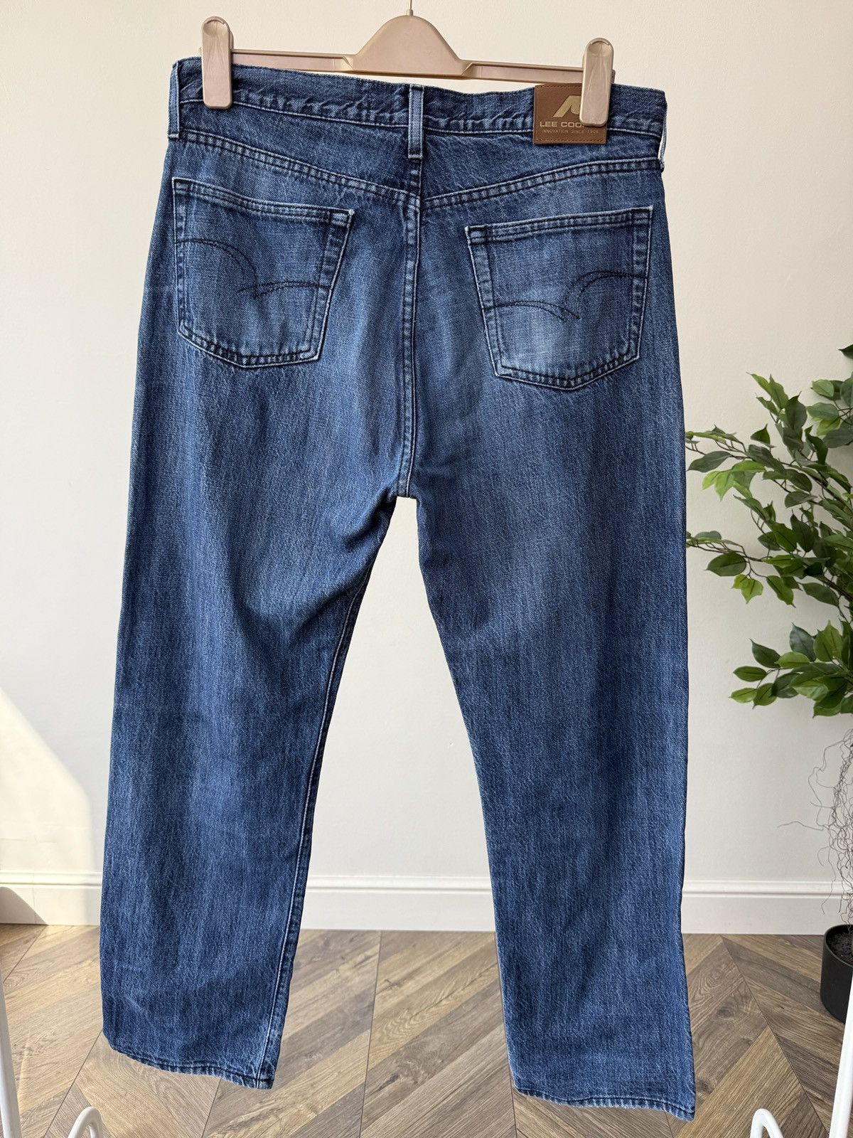 Lee Vintage Lee Cooper Men’s Blue Straight Leg Jeans Wash Denim Size US 35 - 10 Thumbnail