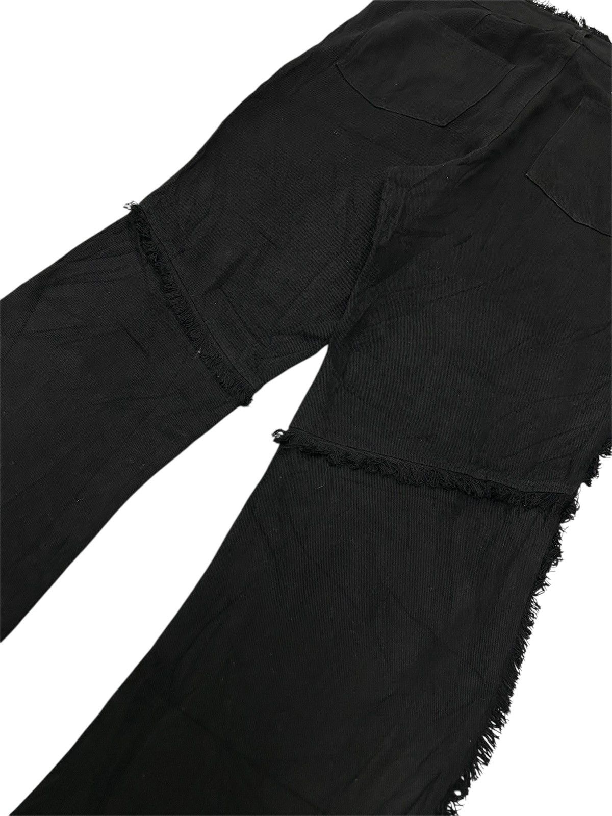 Other Japanese Avant Garde Crazy Frayed Flare Jeans Size US 31 - 4 Thumbnail