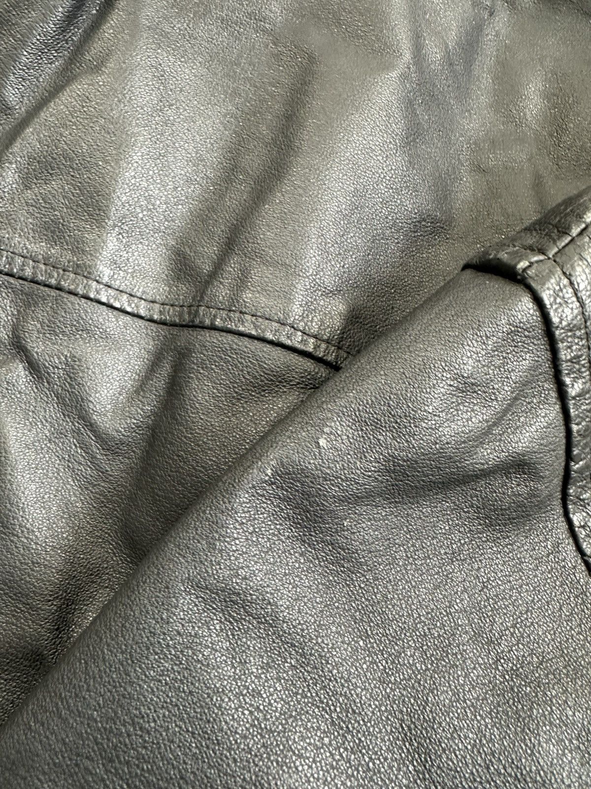 Japanese Brand Archive Heavy Japanese Vintage Black Leather Jacket Size US XL / EU 56 / 4 - 21 Thumbnail