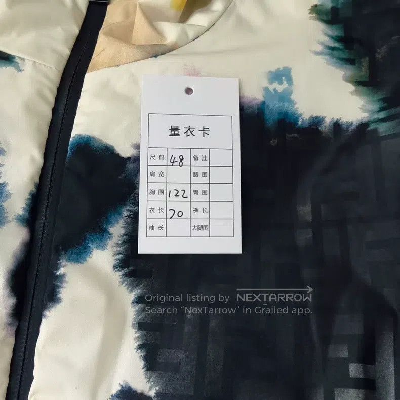 Fendi Fendi Spray Paint Effect Full Print Logo Zipper Hooded Jac Size US M / EU 48-50 / 2 - 6 Thumbnail