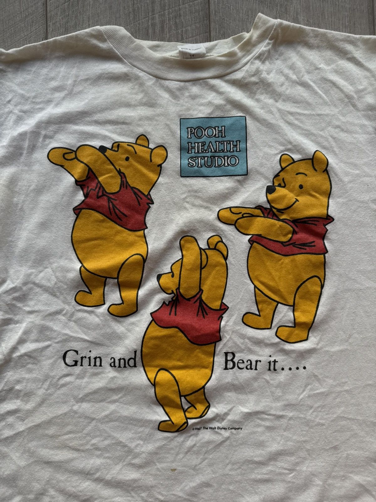Disney Vintage Winnie The Pooh Disney 1987 T Shirt Size US XL / EU 56 / 4 - 10 Thumbnail