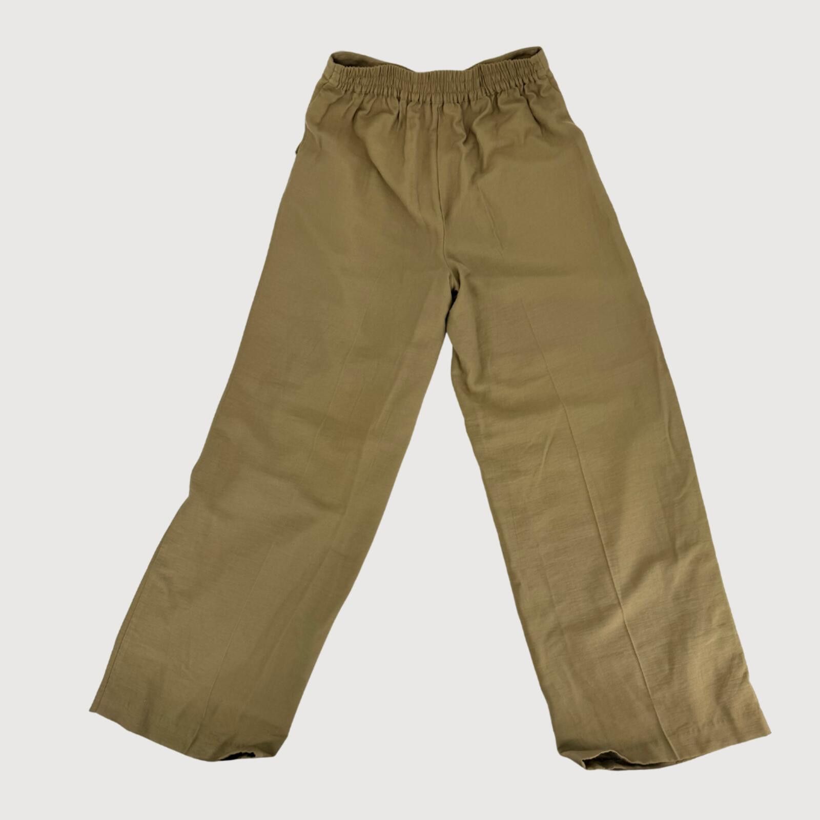Other House of Harlow High Rise Wide Leg Pants Olive S Size 28" / US 6 / IT 42 - 3 Thumbnail