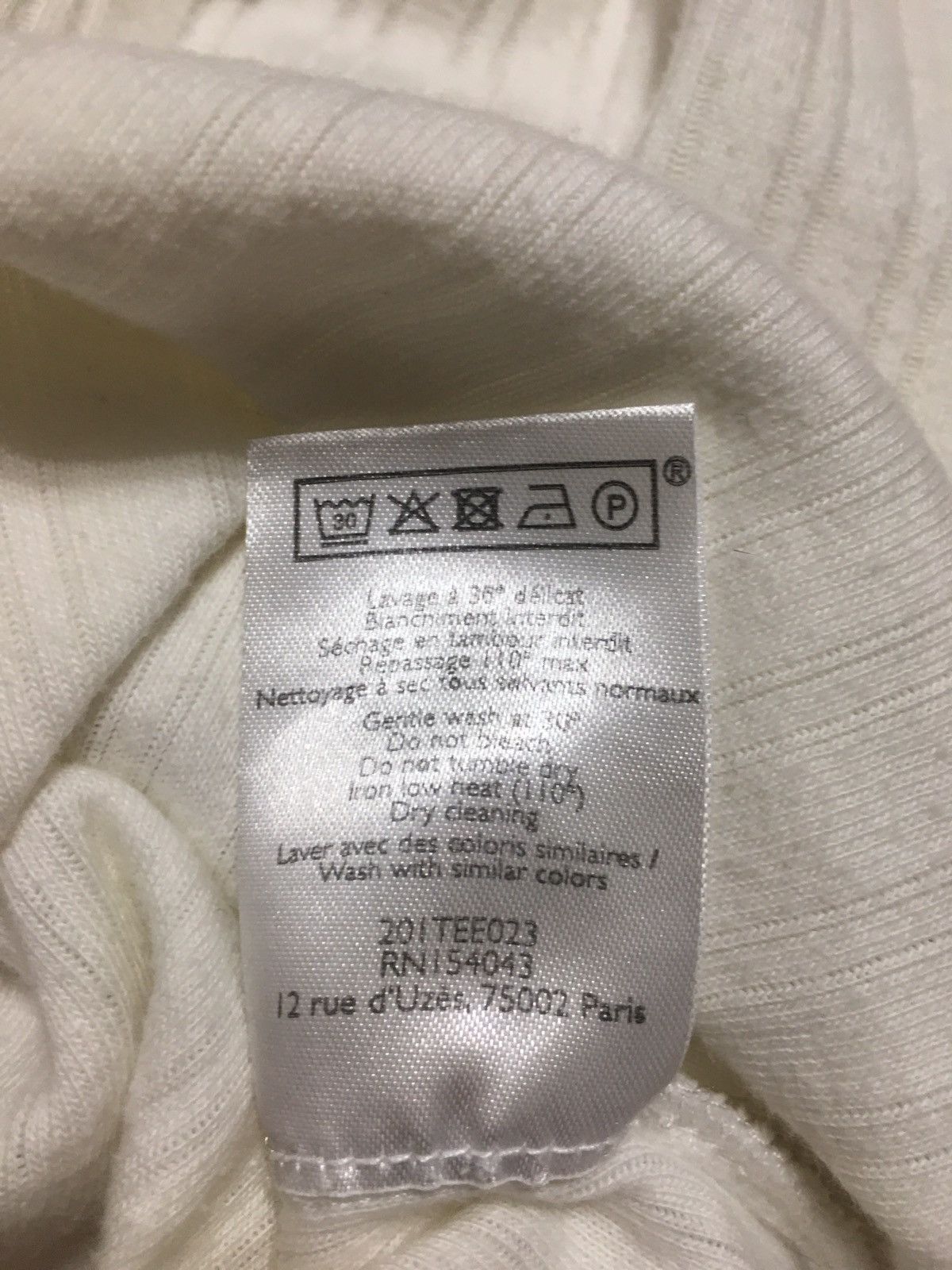 Sezane SEZANE Cotton Womens Stripped T-shirt White Size XS Size XS / US 0-2 / IT 36-38 - 14 Thumbnail