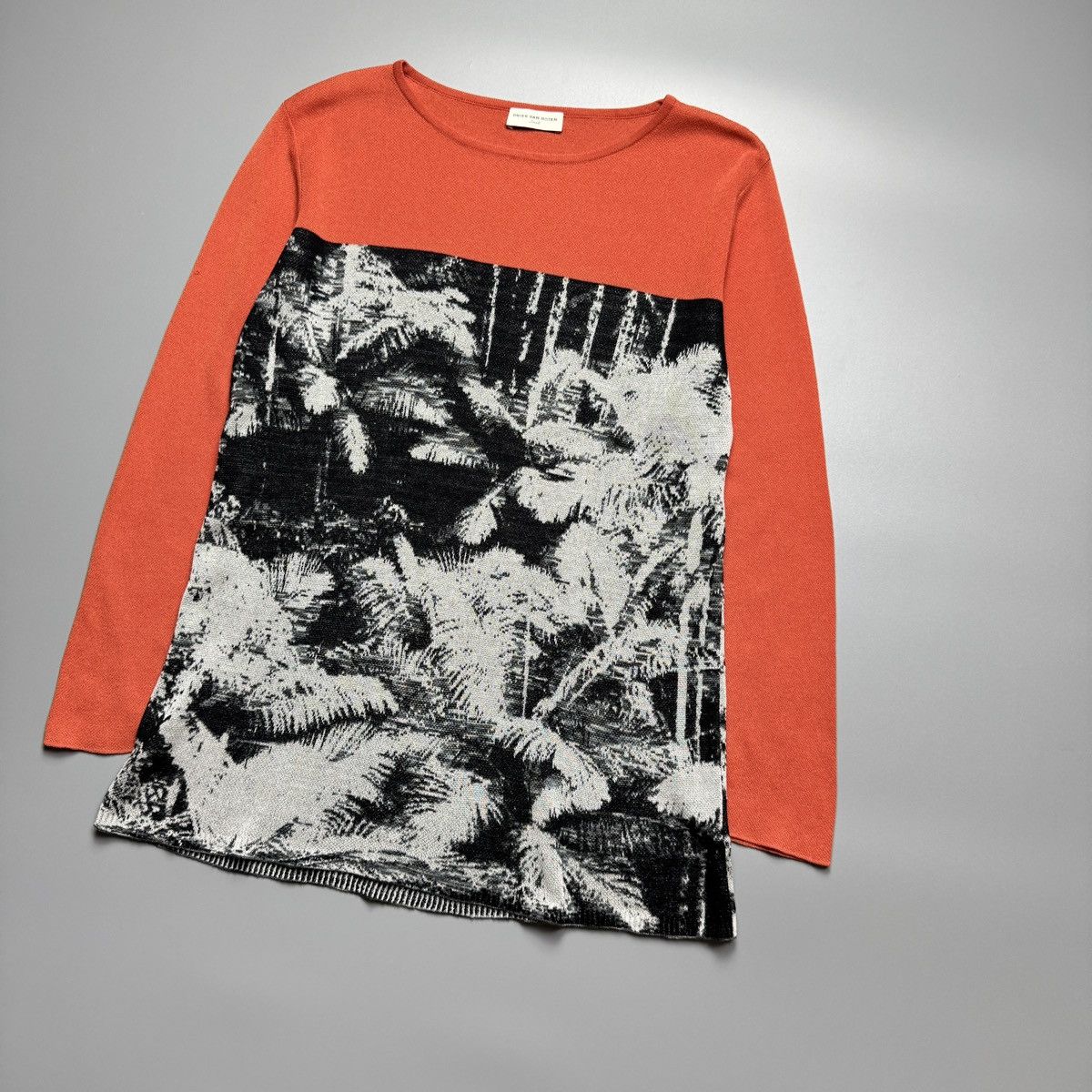 Dries Van Noten Dries Van Noten - Fall 2017 Palm Trees - Sweatshirt Size S / US 4 / IT 40 - 4 Thumbnail