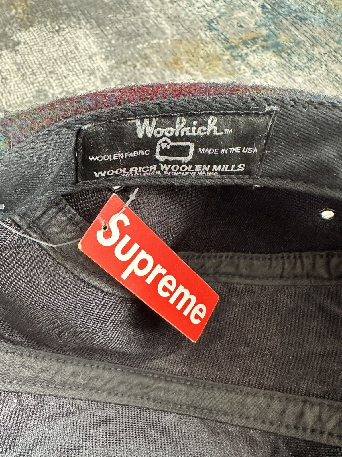 Supreme RARE. Supreme Shadow Plaid Camp Cap. Size ONE SIZE - 6 Thumbnail