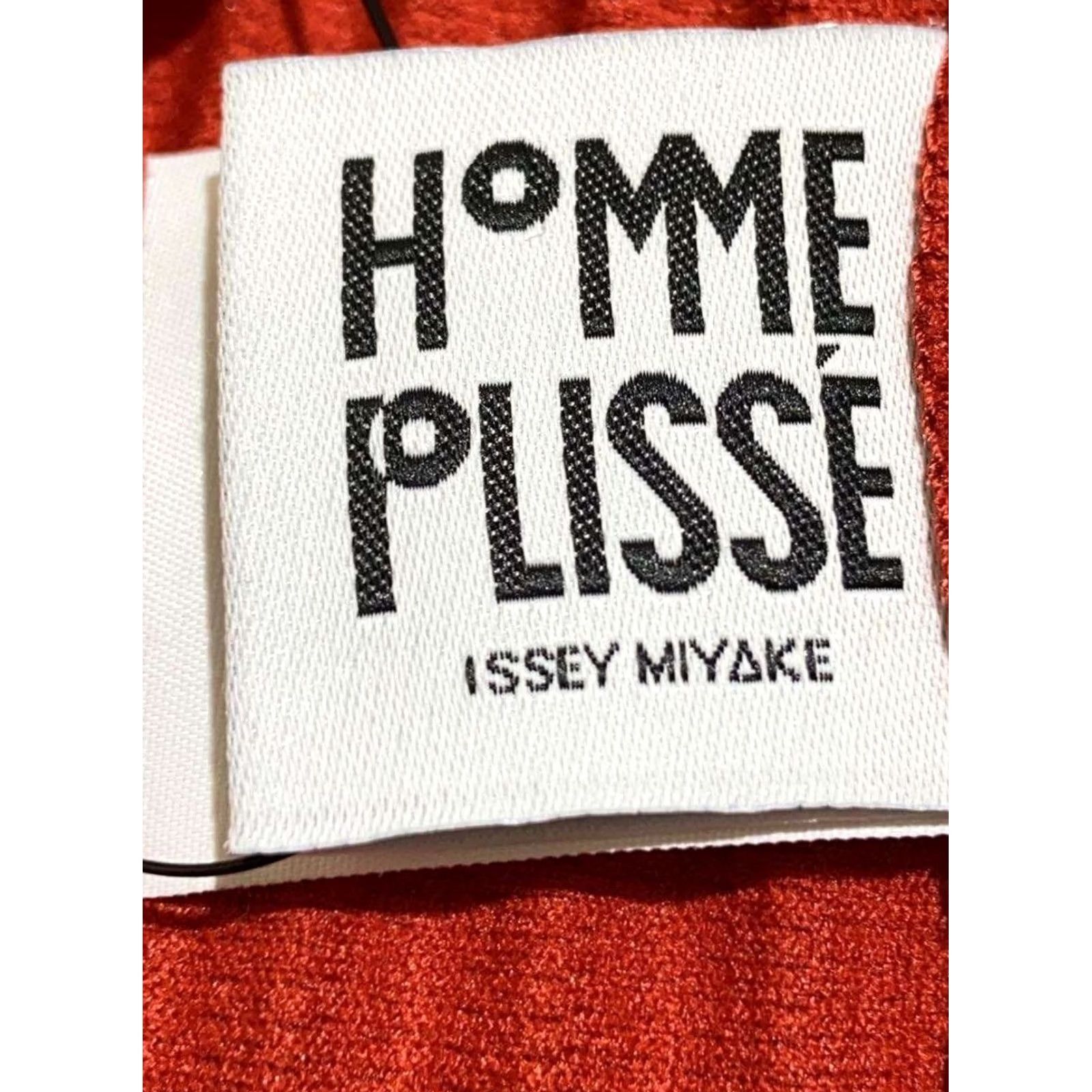 Issey Miyake ISSEY MIYAKE Long Sleeve T-Shirt Pleated Orange Mens XL Regular Size US XL / EU 56 / 4 - 3 Thumbnail