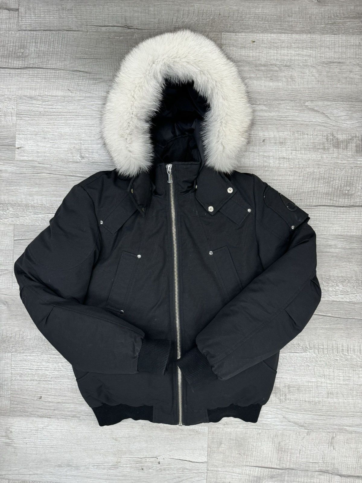 Moose Knuckles Moose Knuckles Original Ballistic Bomber Fur Jacket Size US L / EU 52-54 / 3 - 1 Thumbnail