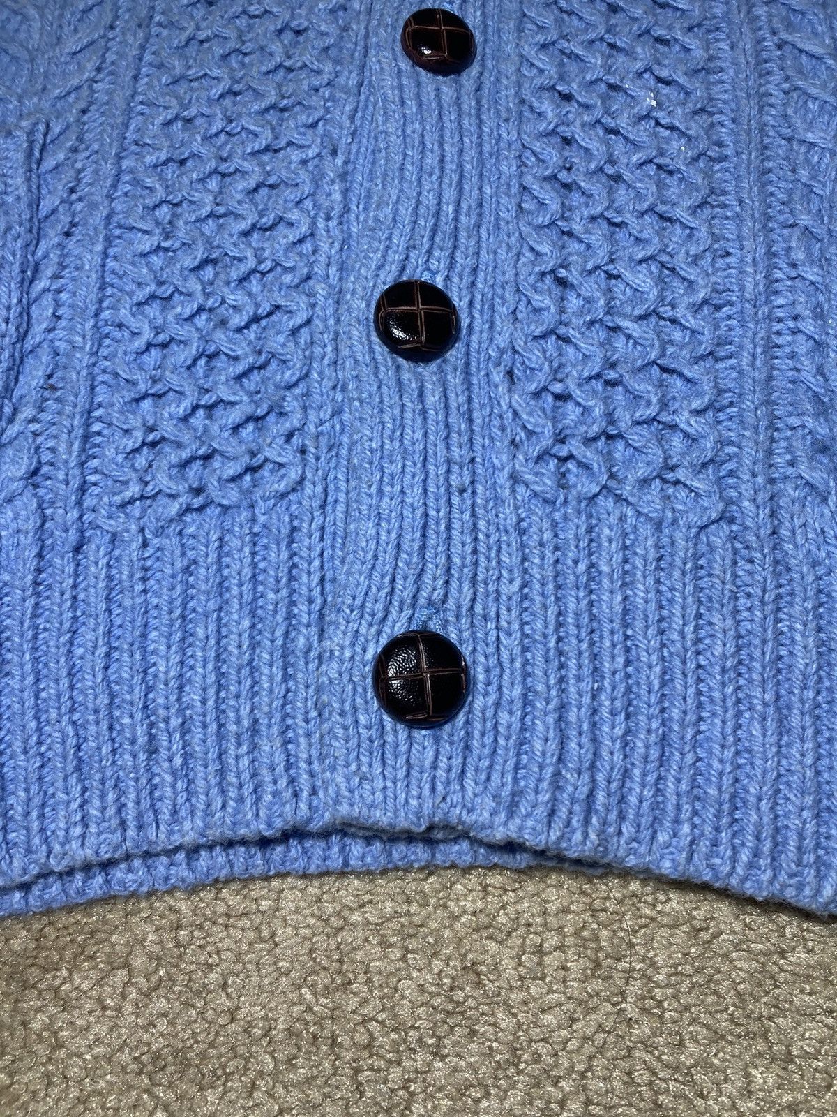Supreme FW16 Supreme Cable Knit Cardigan Blue Medium 2016 Sweater 16 Size US M / EU 48-50 / 2 - 6 Thumbnail