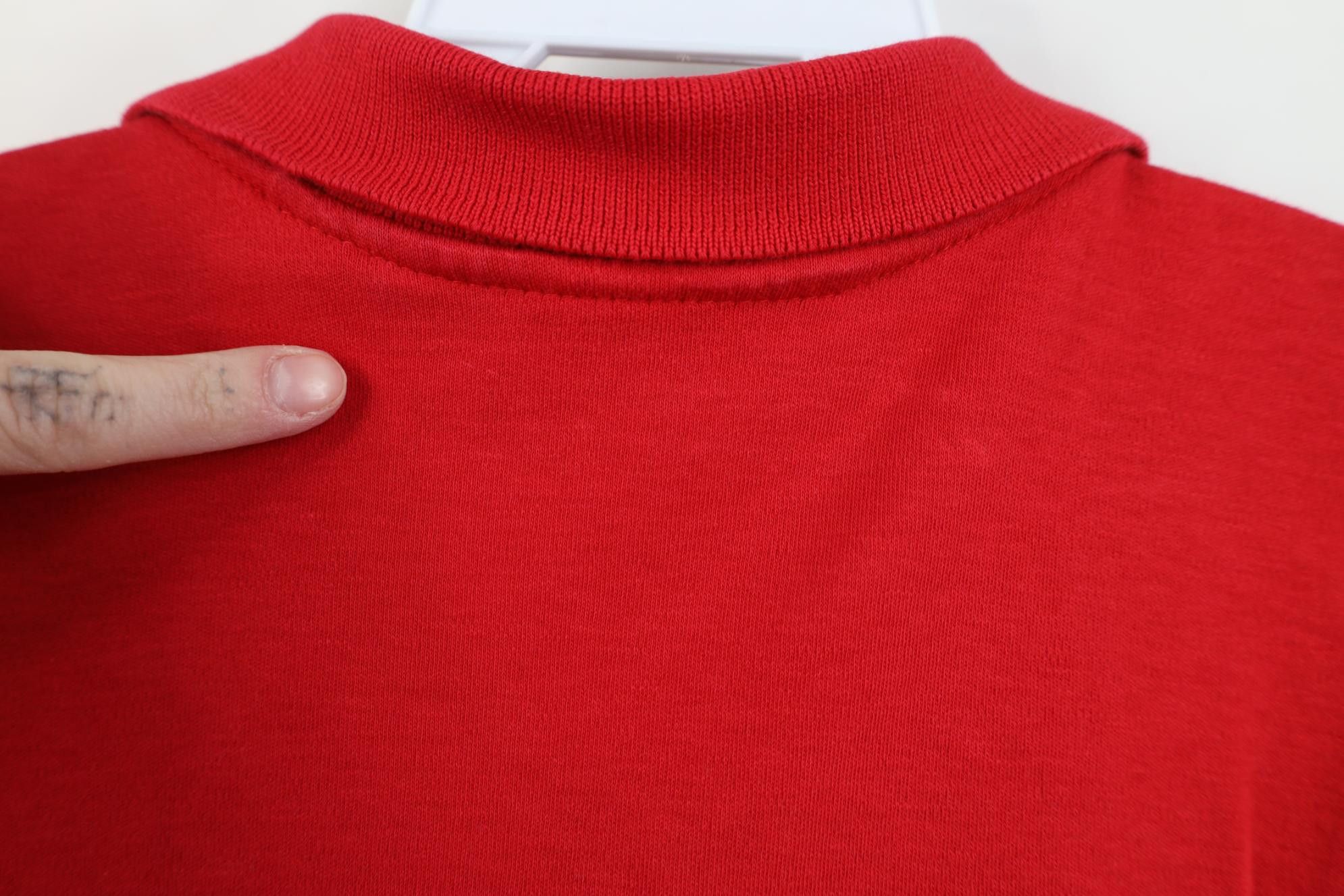 Eddie Bauer Vintage 90s Eddie Bauer Soft Cotton Golf Polo Shirt Red Size US M / EU 48-50 / 2 - 8 Thumbnail