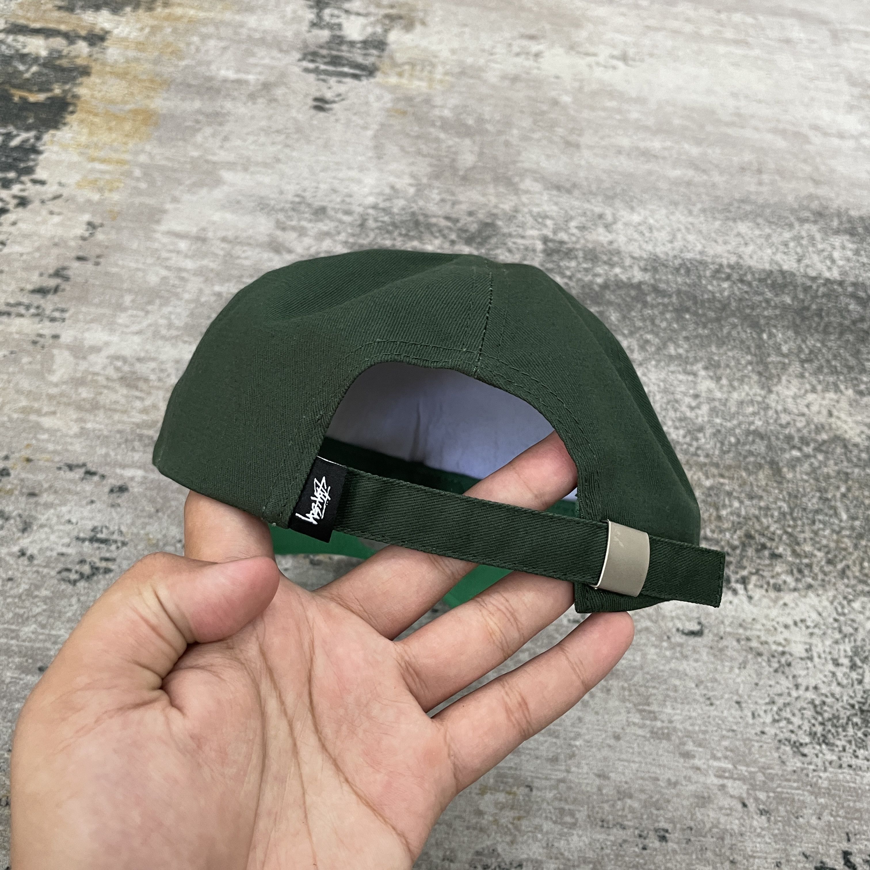 Vintage Stussy STU Strapback Cap Forest Size ONE SIZE - 4 Thumbnail