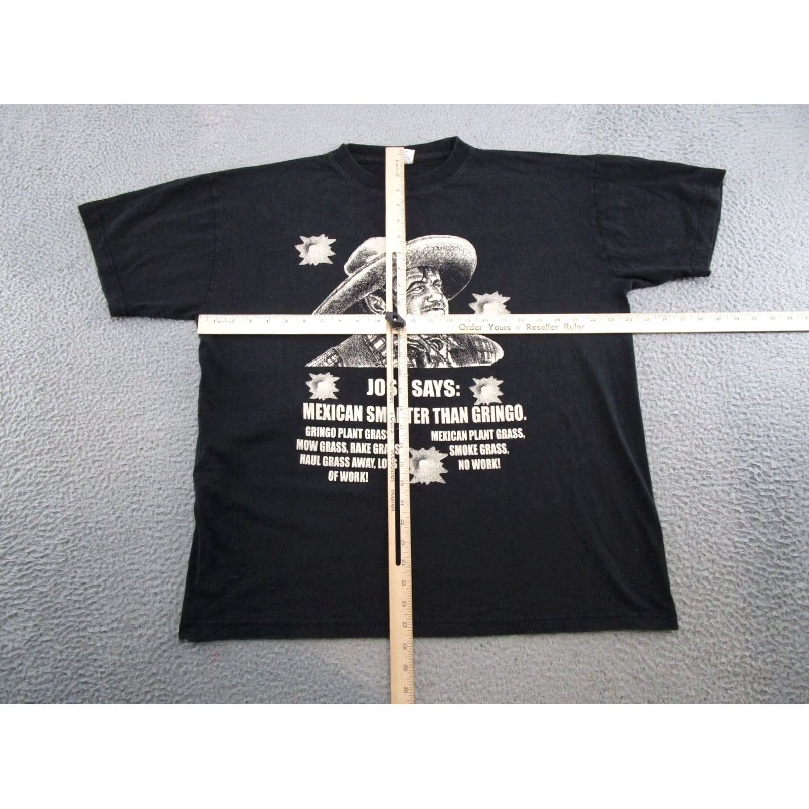 Vintage VINTAGE Jose Says Comedy Funny Graphic T-Shirt Mens XL Black Cotton Nike Shirt Size US XL / EU 56 / 4 - 5 Thumbnail