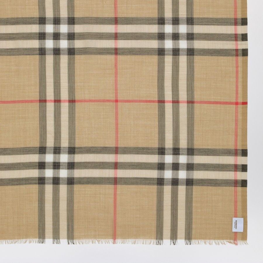 Burberry o1d2blof0824 Size : OS / Wool Scarf in Multicolor Size ONE SIZE - 3 Thumbnail