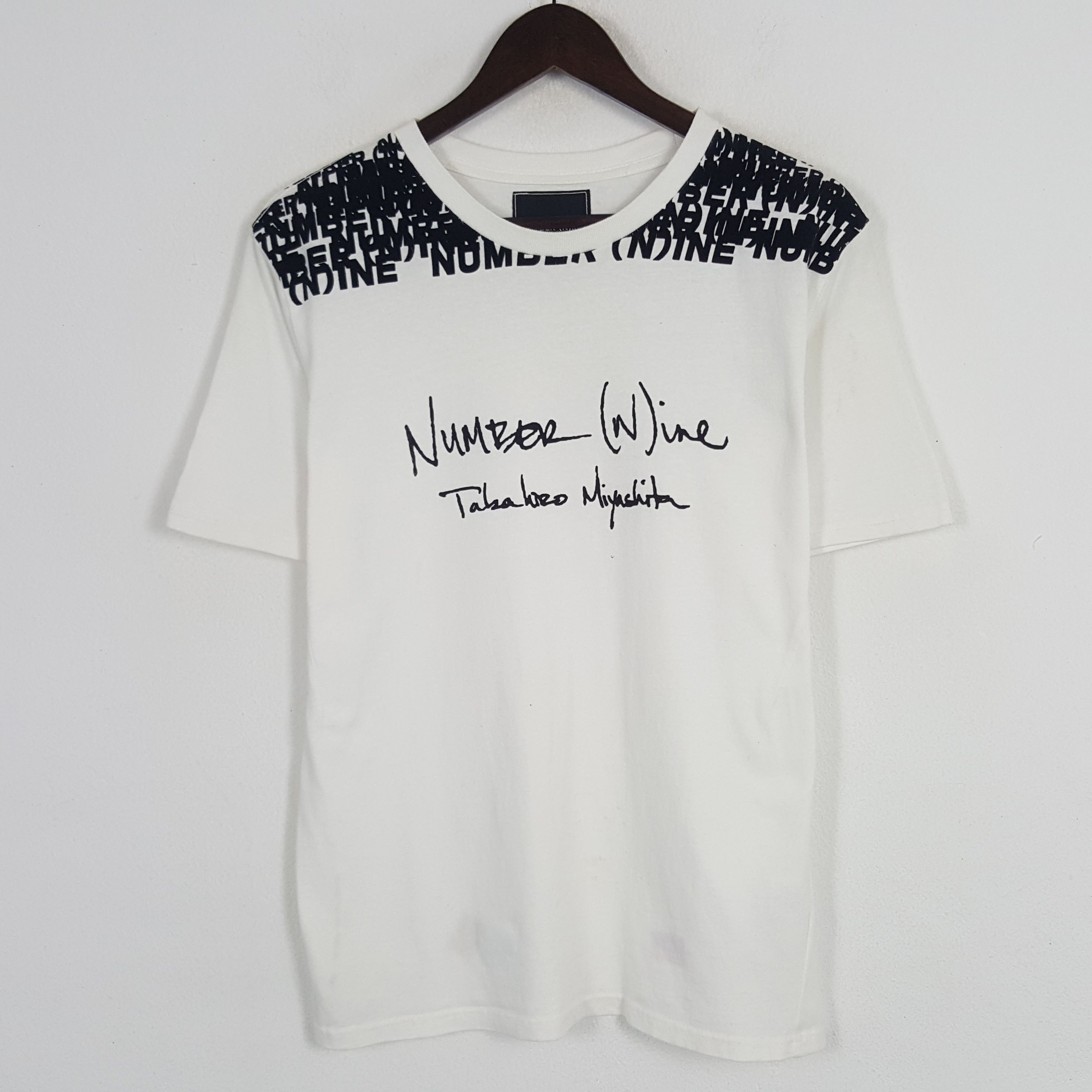 Number (N)ine × Vintage Vintage Number (N)ine Custom Signature Art Logo Tshirt Size US M / EU 48-50 / 2 - 1 Thumbnail