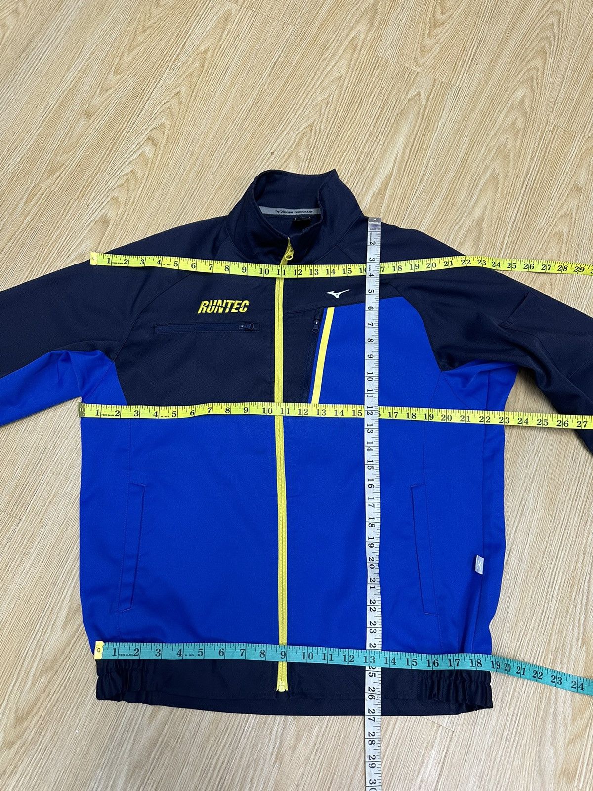 Mizuno Vintage Mizuno Runtec Zipper Jacket Z17 Size US L / EU 52-54 / 3 - 7 Thumbnail