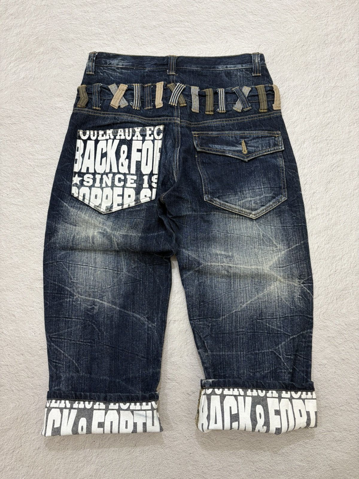 Junya Watanabe 2000s Nylus japan double waist poem denim Y2k style Size US 29 - 5 Thumbnail