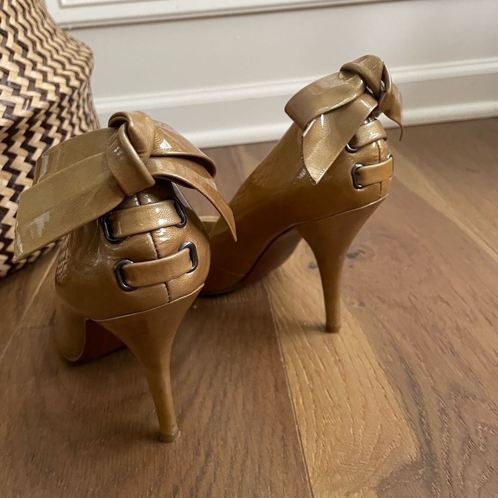Other Enzo Angiolini Eamistle Natural Nude Champagne Patent Leathe Size US 10 / IT 40 - 7 Thumbnail