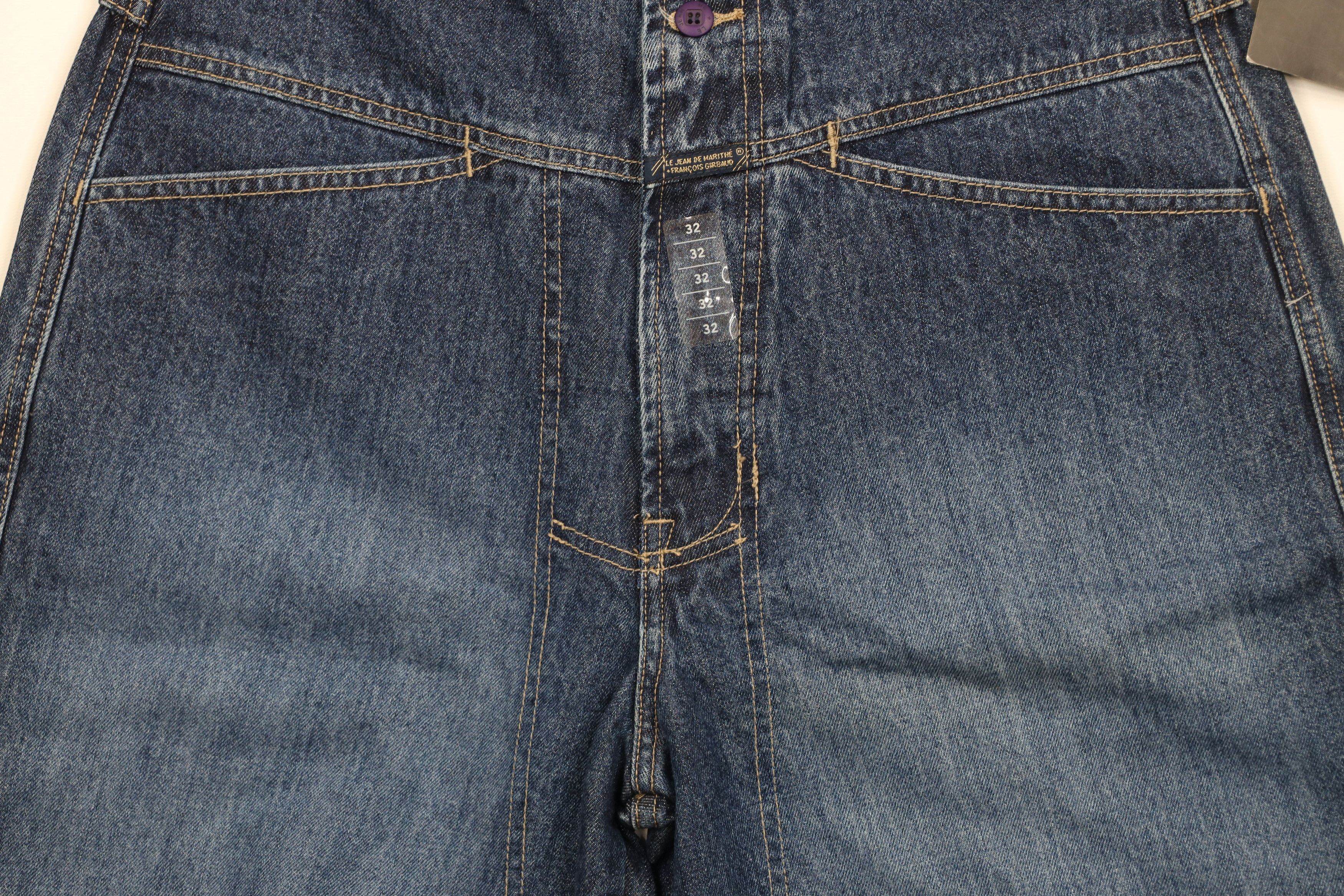 Marithe + Francois Girbaud × Vintage NOS Vintage 90s Marithe Francois Girbaud Denim Jean Shorts Size US 32 / EU 48 - 3 Thumbnail