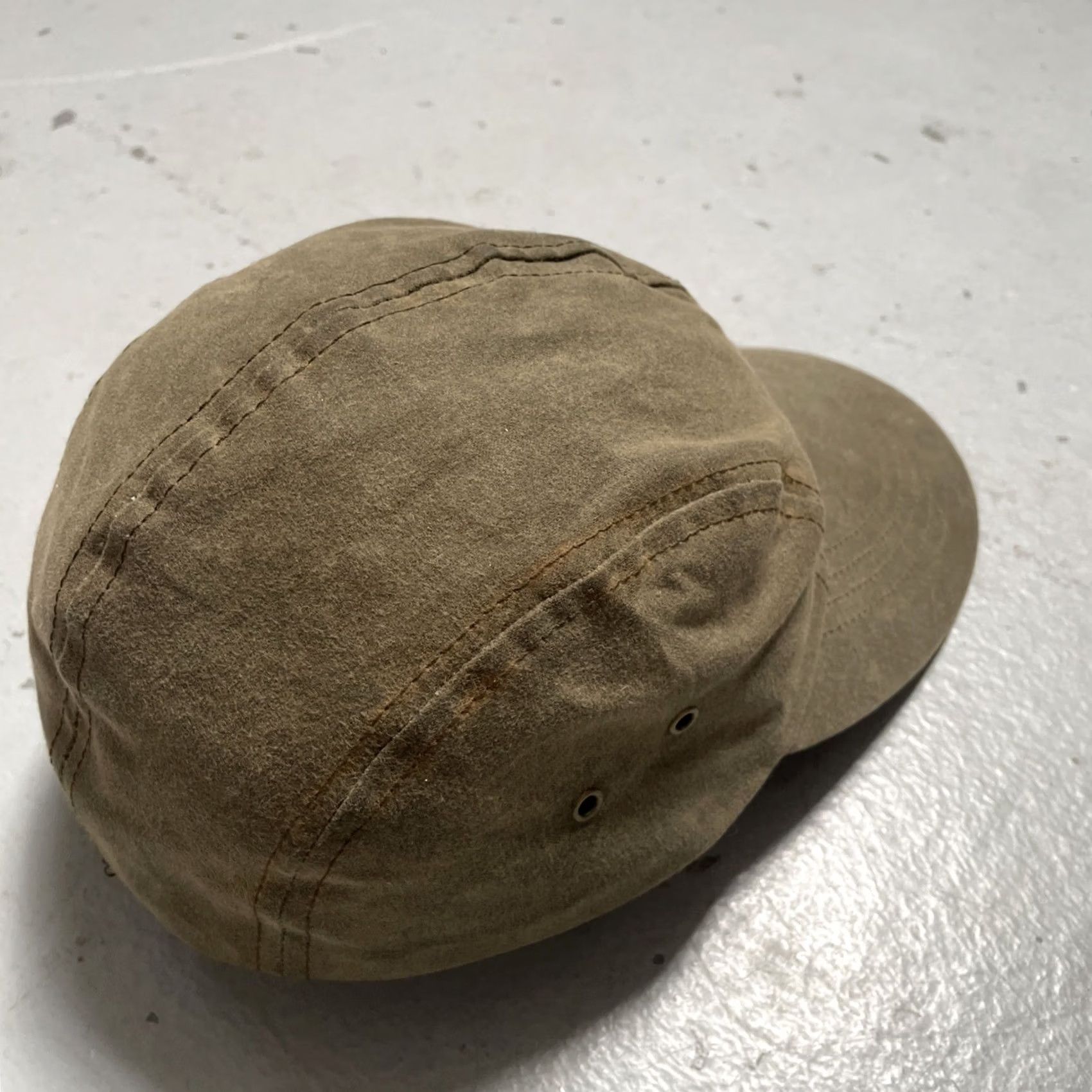 Filson VINTAGE Filson Duck Bill Canvas Long Brim Fishing Hat Cap USA Fitted (S-M) Mens Size ONE SIZE - 3 Thumbnail