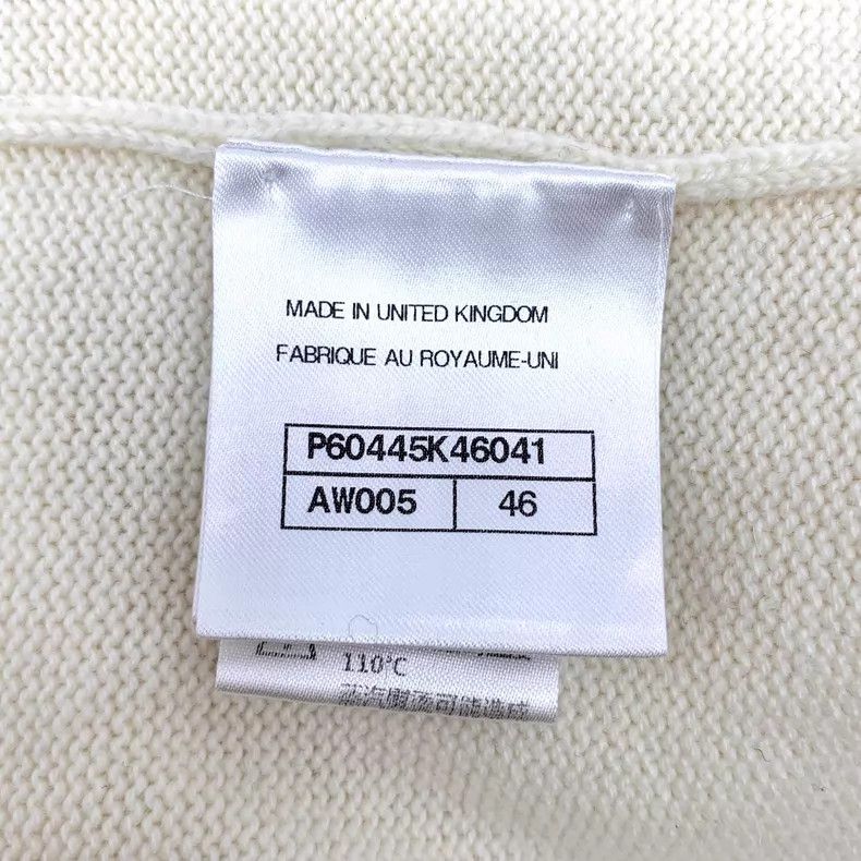 Chanel Chanel Cruise Series Beige Letter Inlaid Cashmere Hooded D Size L / US 10 / IT 46 - 6 Thumbnail
