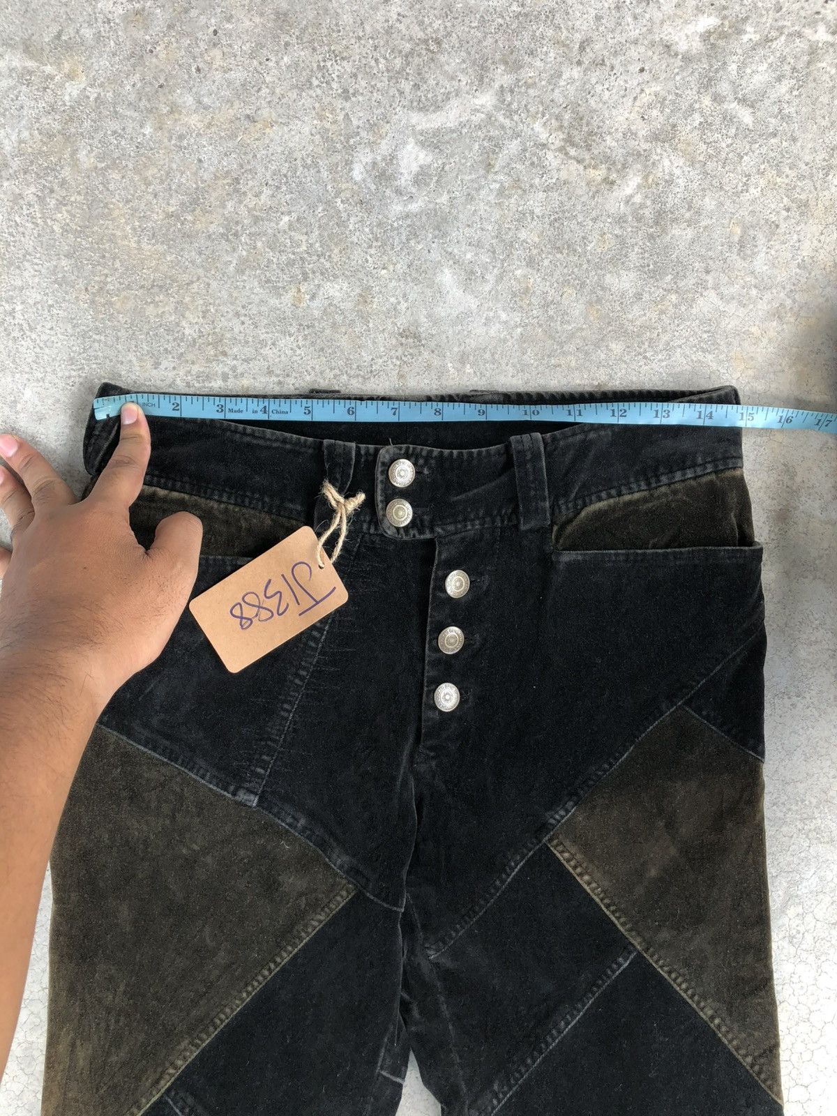 Tornado Mart Tornado Mart Flared Jeans Velvet Jeans Size US 29 - 21 Thumbnail