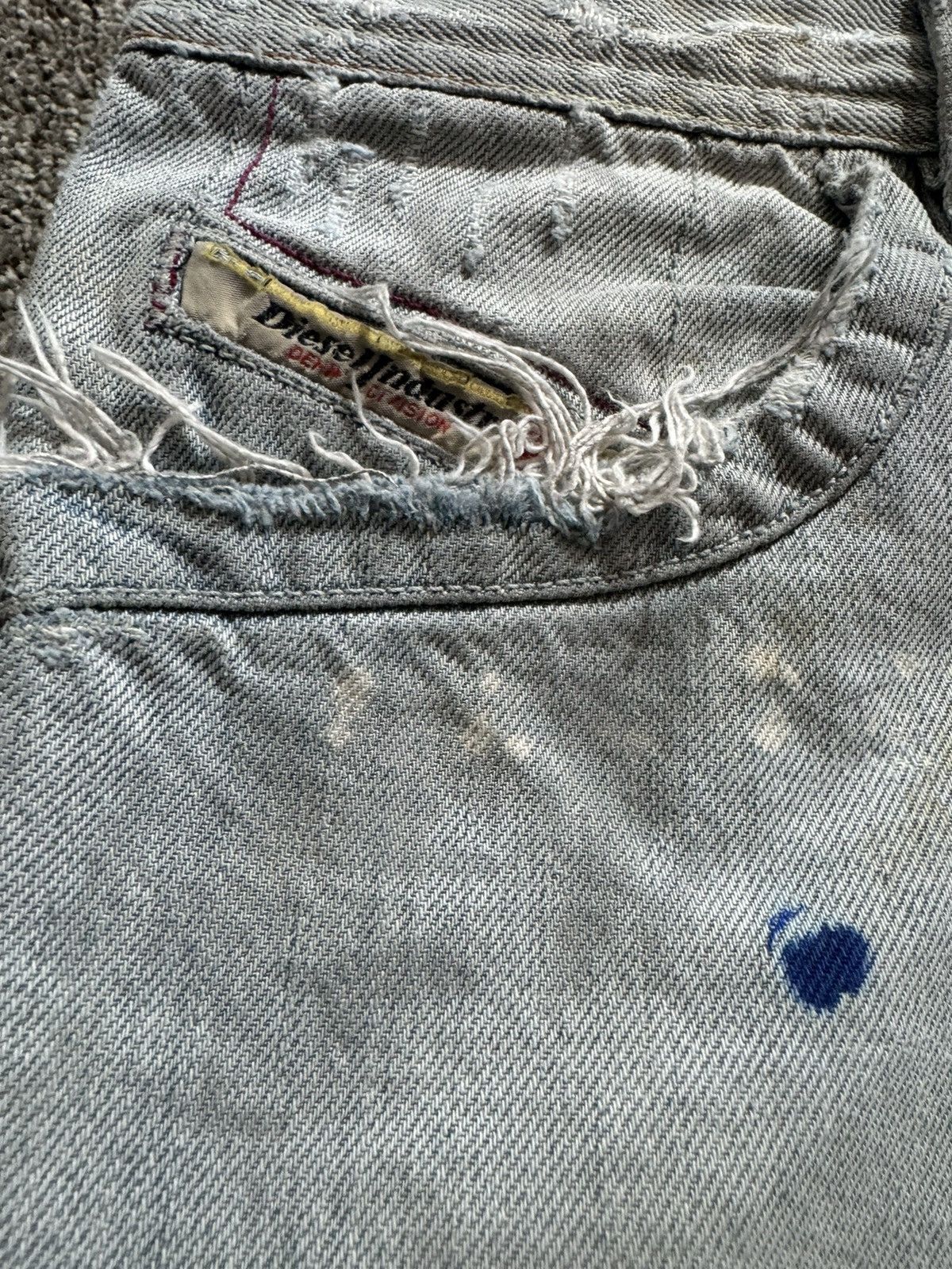 Diesel × Japanese Brand × Vintage 🦄 DIESEL WIDE FLAIR DISTRESSED AMAZING 🔥 Size US 36 / EU 52 - 8 Thumbnail