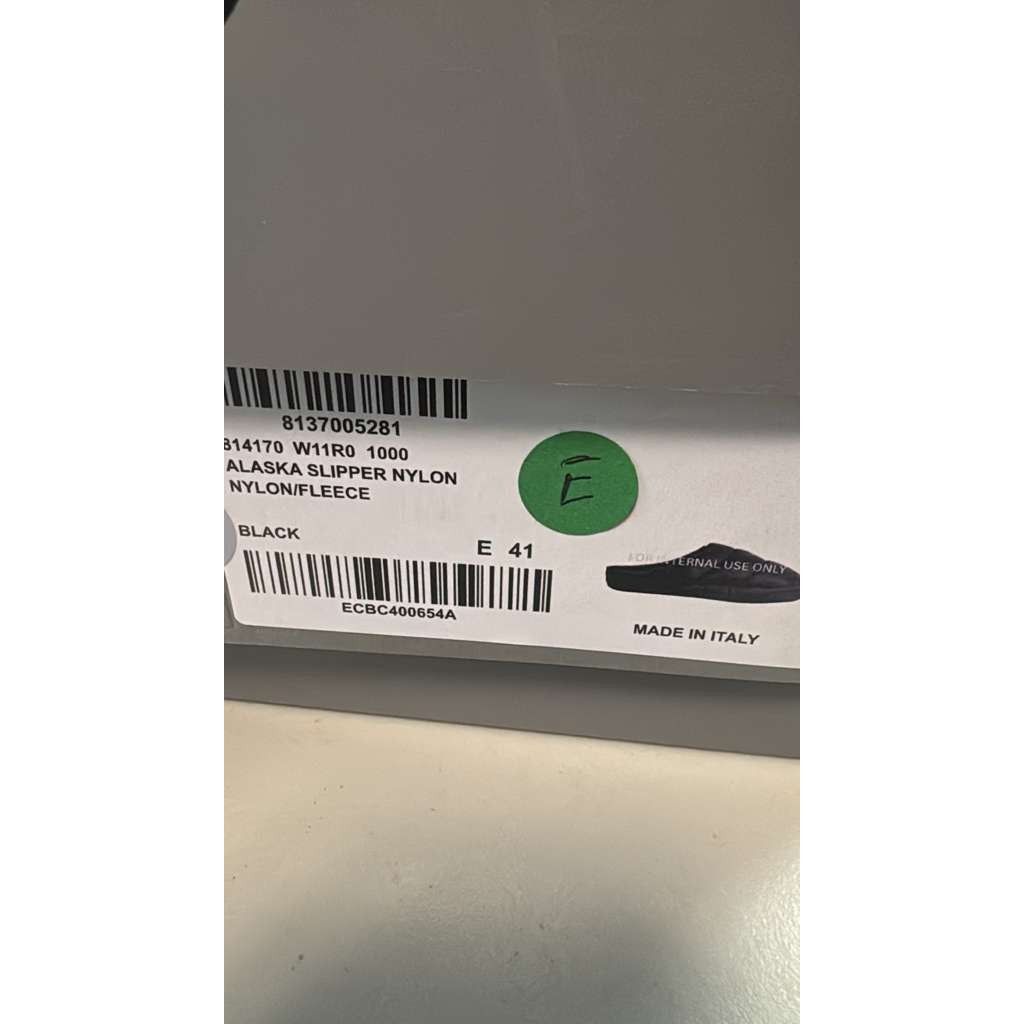 Balenciaga o1rshd1 Alaska Slipper Nylon in Black Size US 8 / EU 41 - 19 Thumbnail