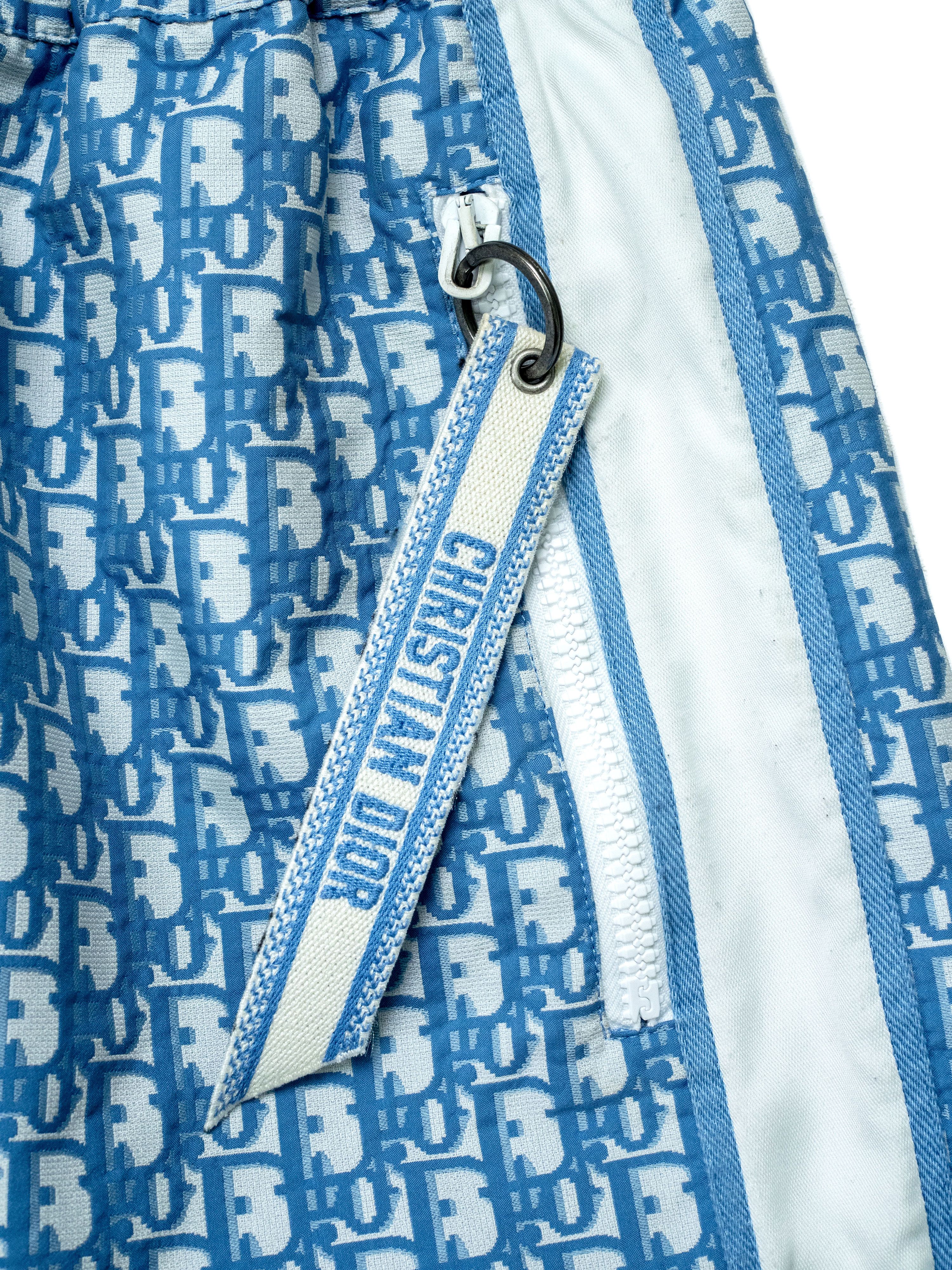 Dior Christian Dior Blue And White Oblique Short Skirt Size 24" / US 00 / IT 34 - 4 Thumbnail
