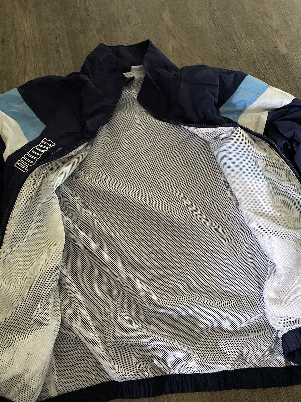 Puma Vintage Puma Windbreaker Size US L / EU 52-54 / 3 - 3 Thumbnail