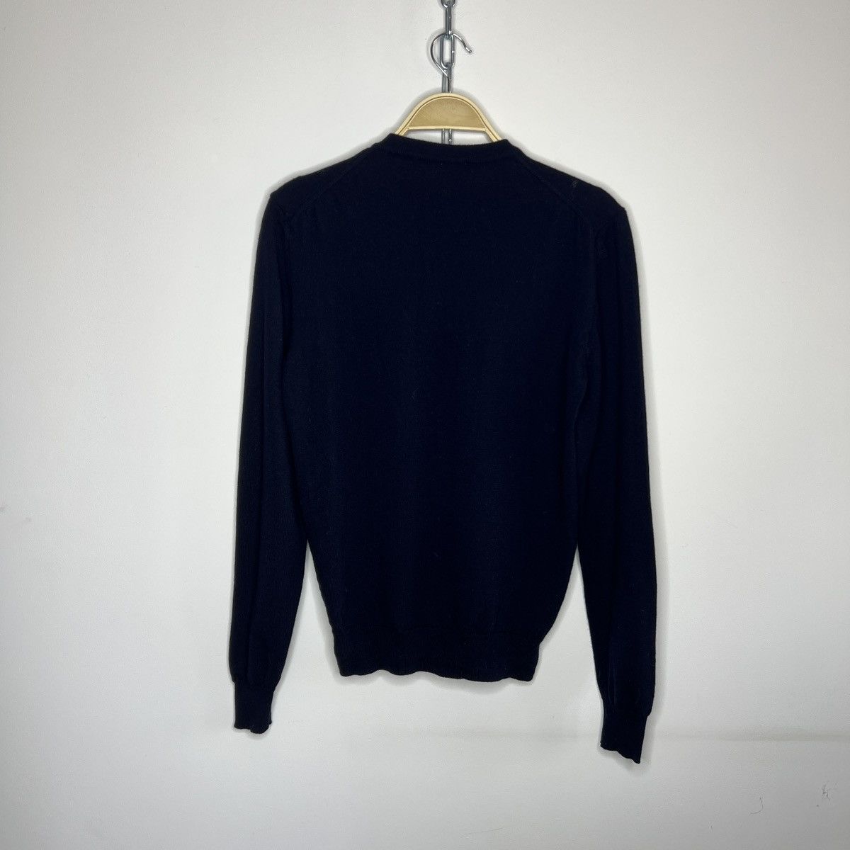 Versace Versace COLLECTION Wool Sweater Jumper Navy Size M Size US M / EU 48-50 / 2 - 7 Thumbnail
