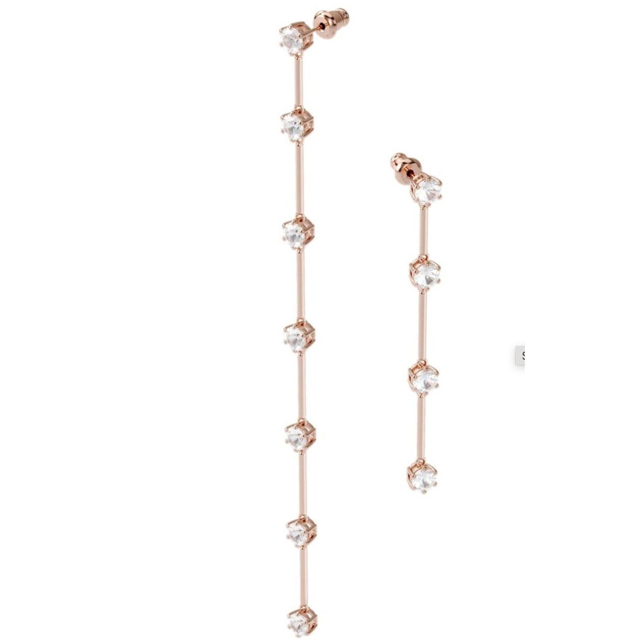 Swarovski Swarovski Constella drop earrings Round cut Size ONE SIZE - 2 Thumbnail