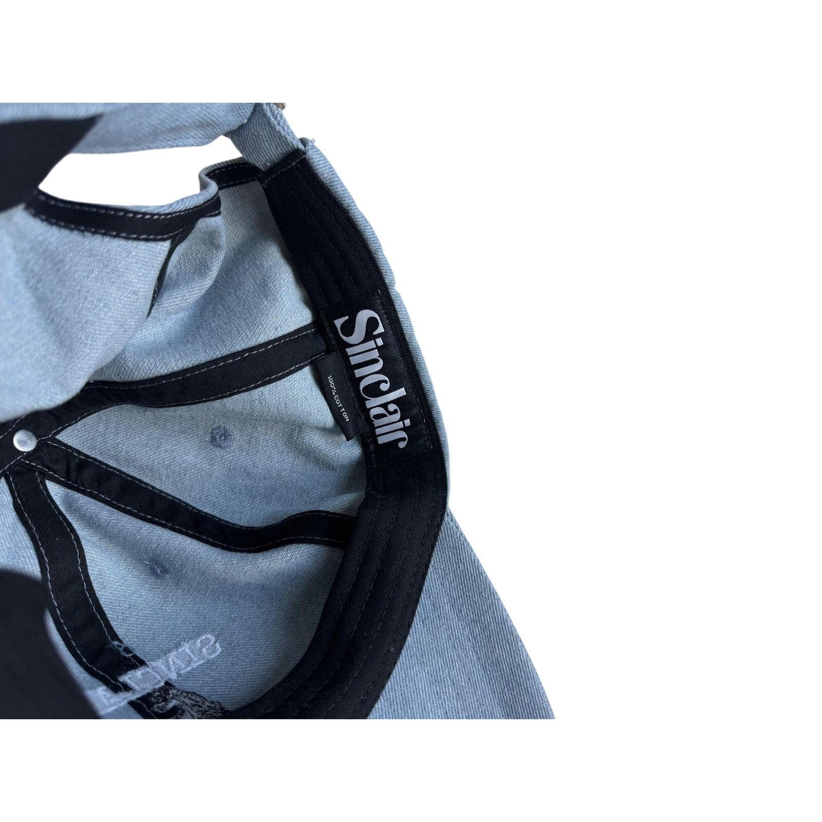 Sinclair Global Sinclair Global Stallions Embroidered Denim Dad Hat Blue Size ONE SIZE - 4 Thumbnail