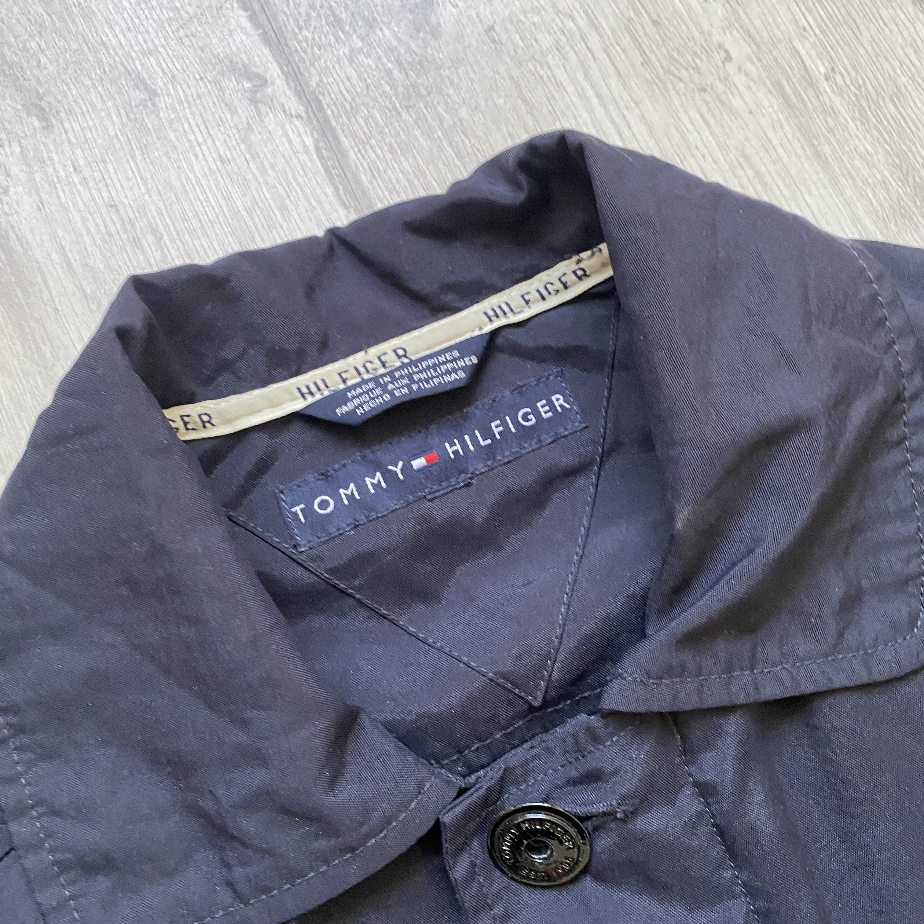 Tommy Hilfiger Vintage 90s Tommy Hilfiger Jacket Nylon Overshirt Size US L / EU 52-54 / 3 - 5 Thumbnail