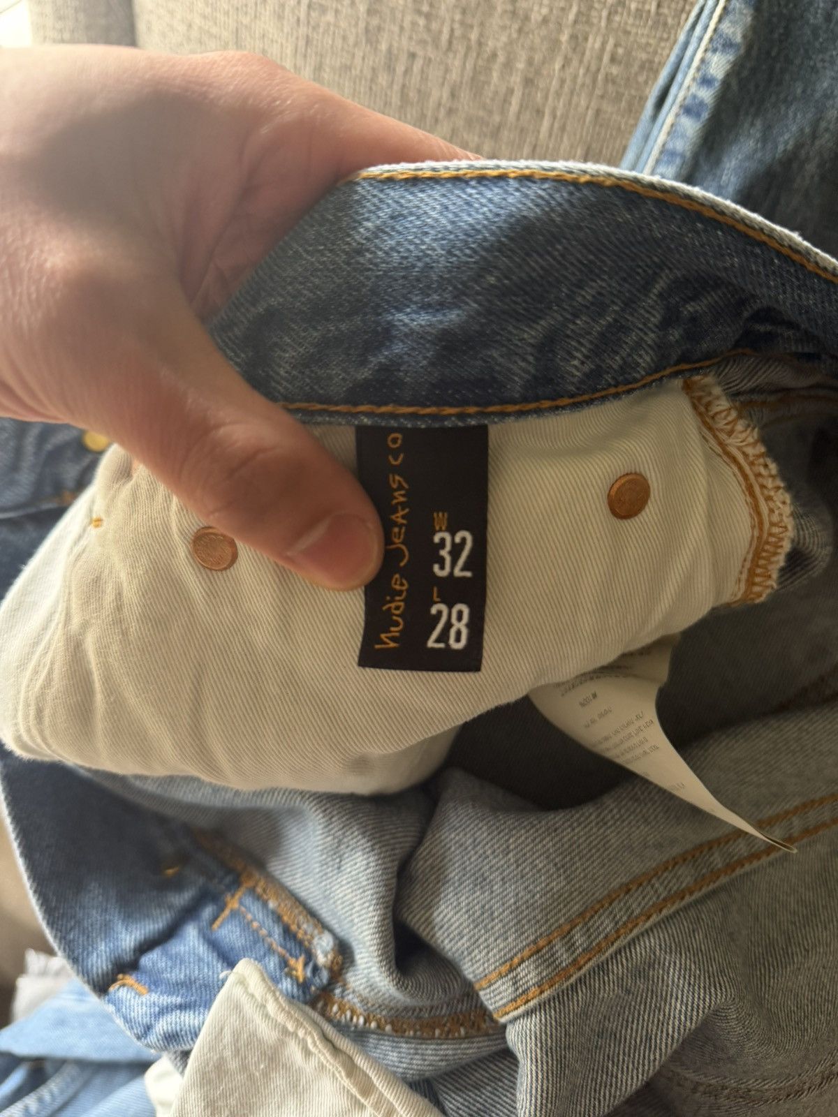 Nudie Jeans Nudie Jeans Rad Rufus Indigo Blues 32W/28L Size US 32 / EU 48 - 6 Thumbnail