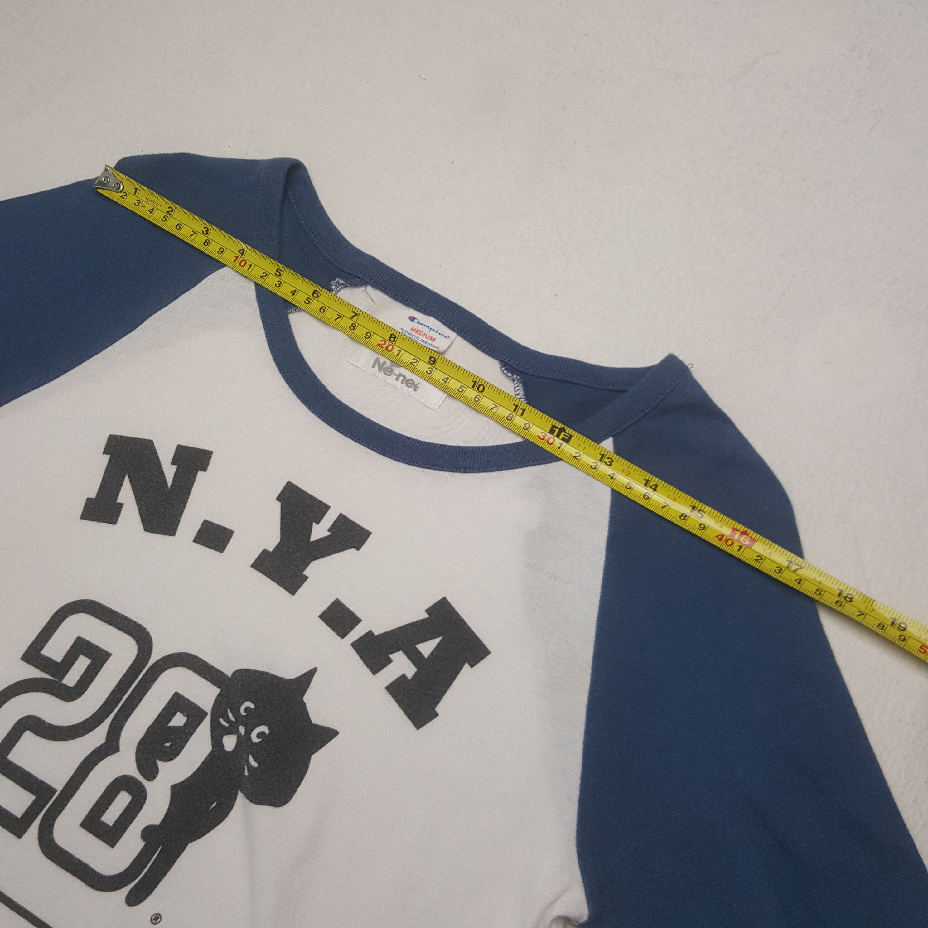 Ne-Net Vintage Champion x Ne-net N.Y.A 28 T-shirt Size US S / EU 44-46 / 1 - 5 Thumbnail