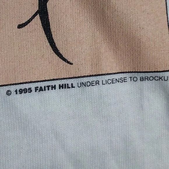 Brockum Vintage Faith Hill It Matters To Me Tour T-Shirt Autograph Size US L / EU 52-54 / 3 - 3 Thumbnail